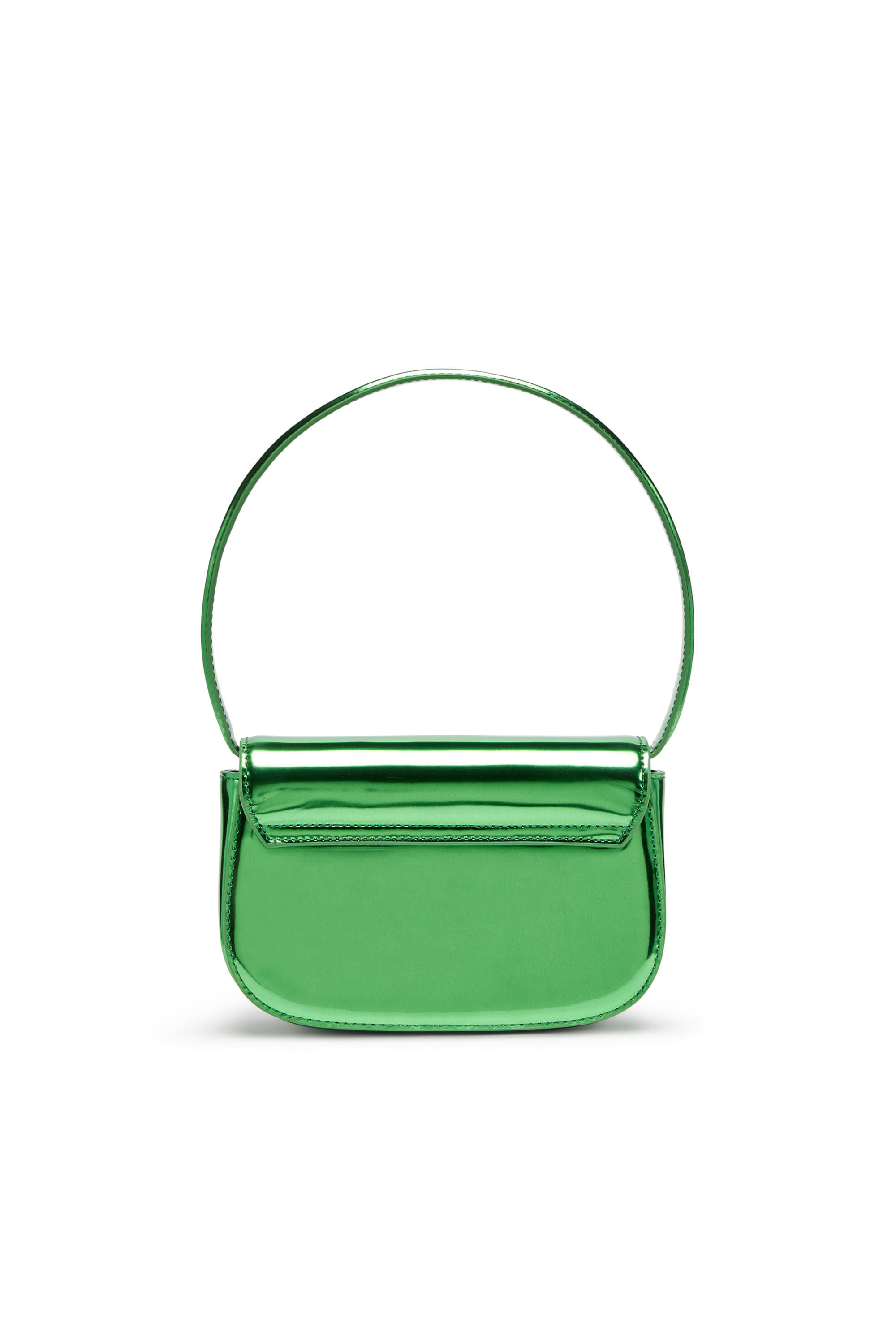 Diesel - 1DR, Female's 1DR-Iconic shoulder bag in mirrored leather in Green - 2