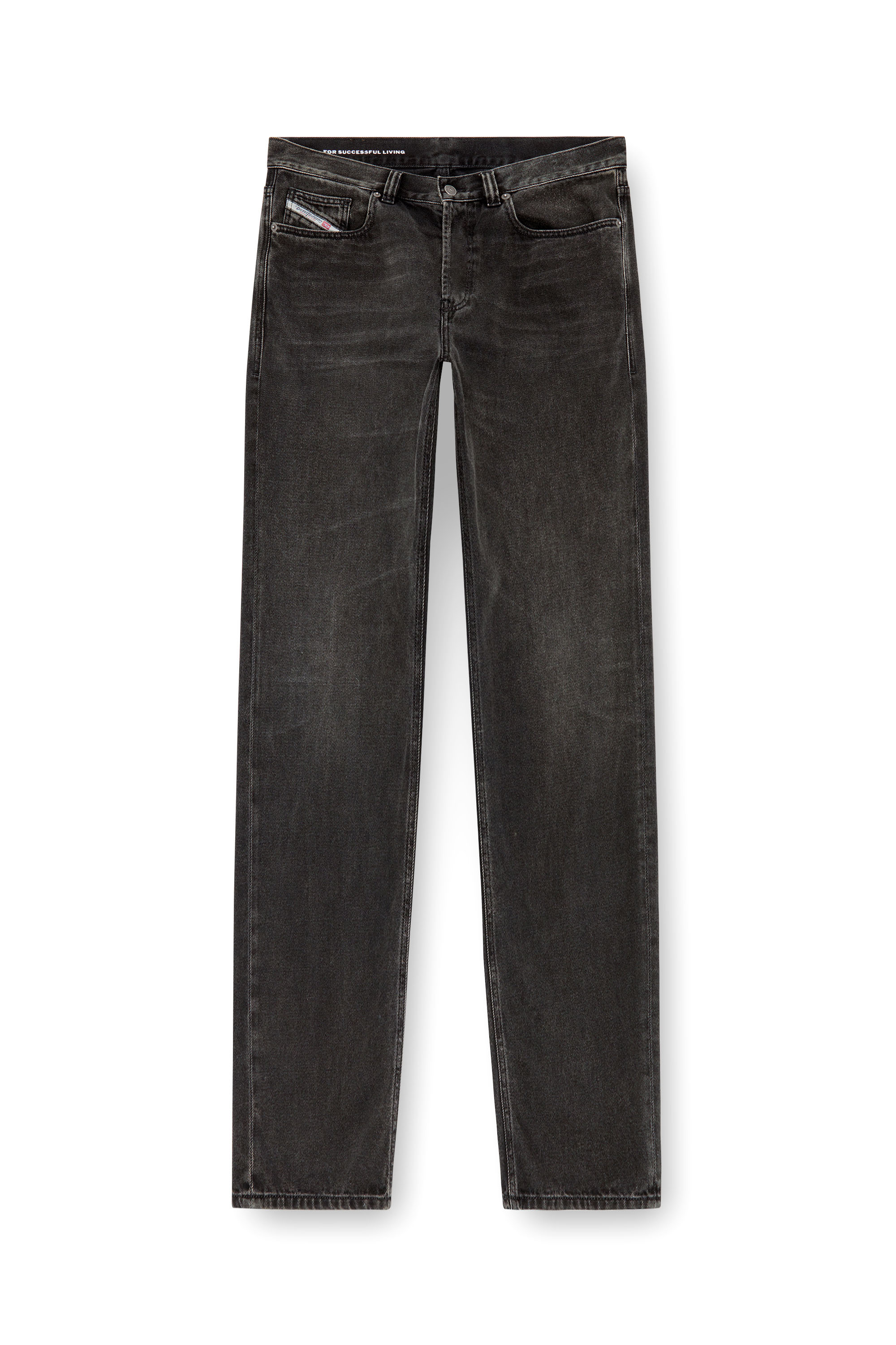Diesel - Regular Jeans 2024 D-Macs 09J96 Homme, Noir/Gris foncé - Image 3