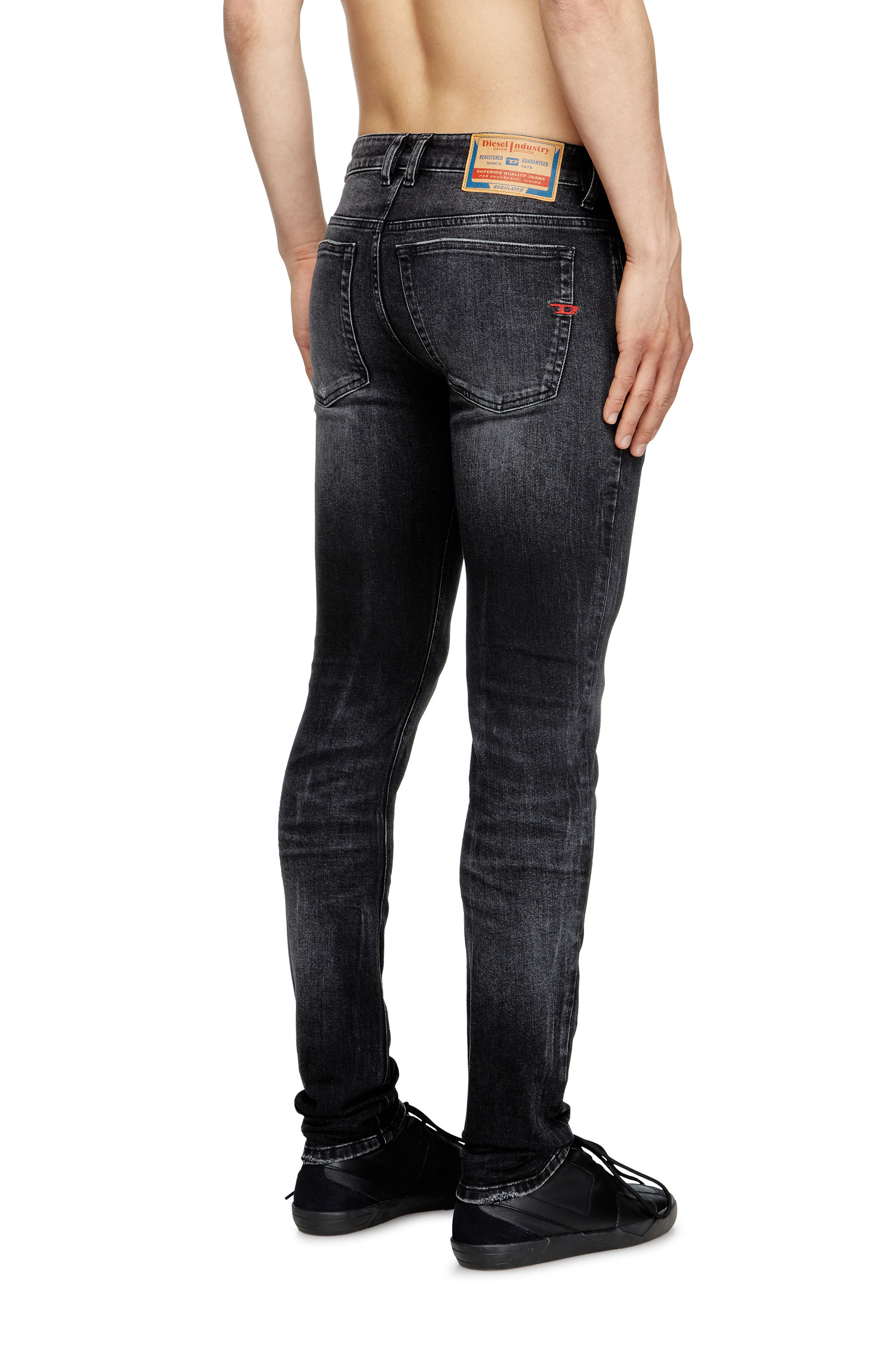 Diesel - Male's Skinny Jeans 1979 Sleenker 0DBDP, Black/Dark Grey - 4