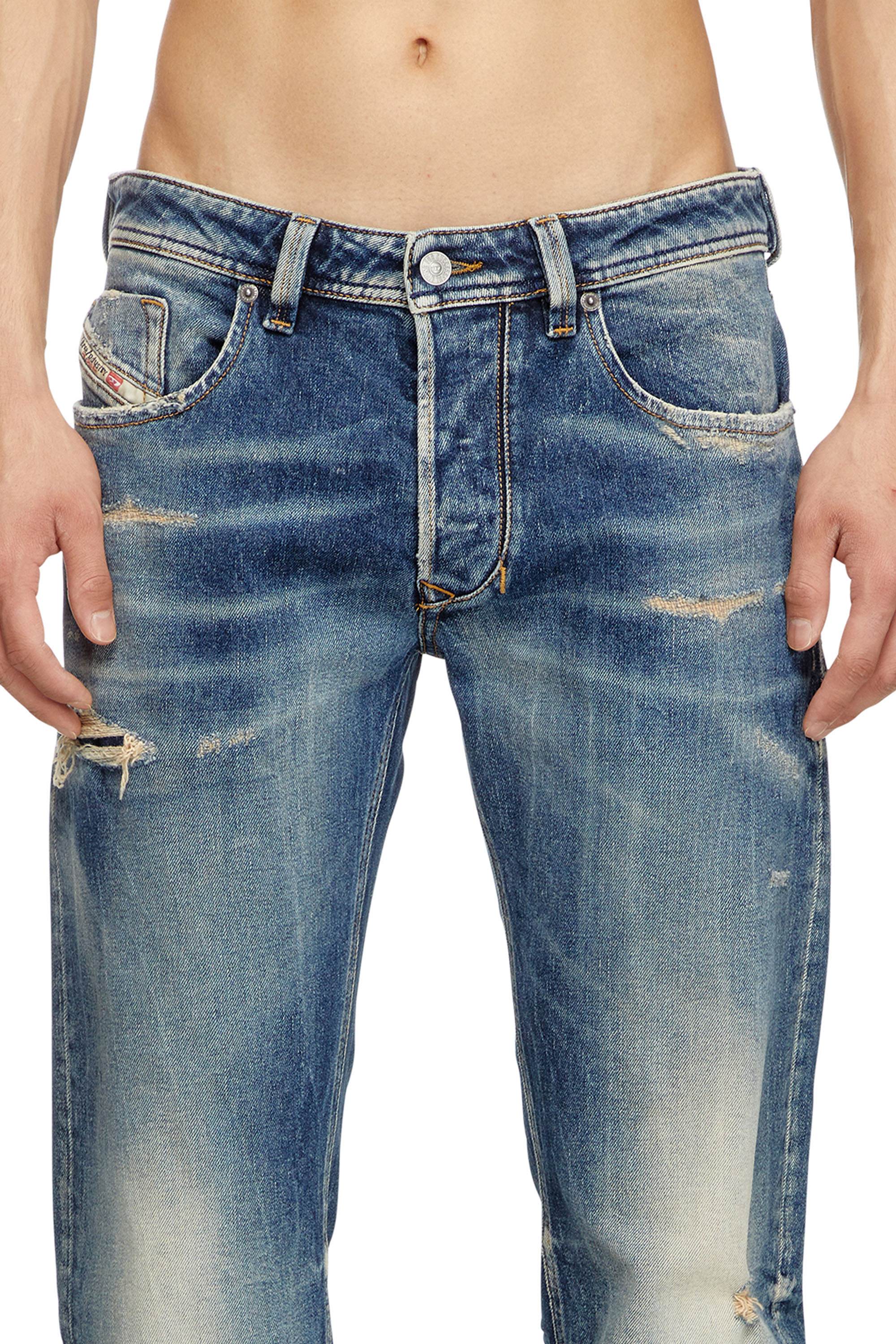 Diesel - Male's Regular Jeans 1985 Larkee 007Y6, Dark Blue - 3