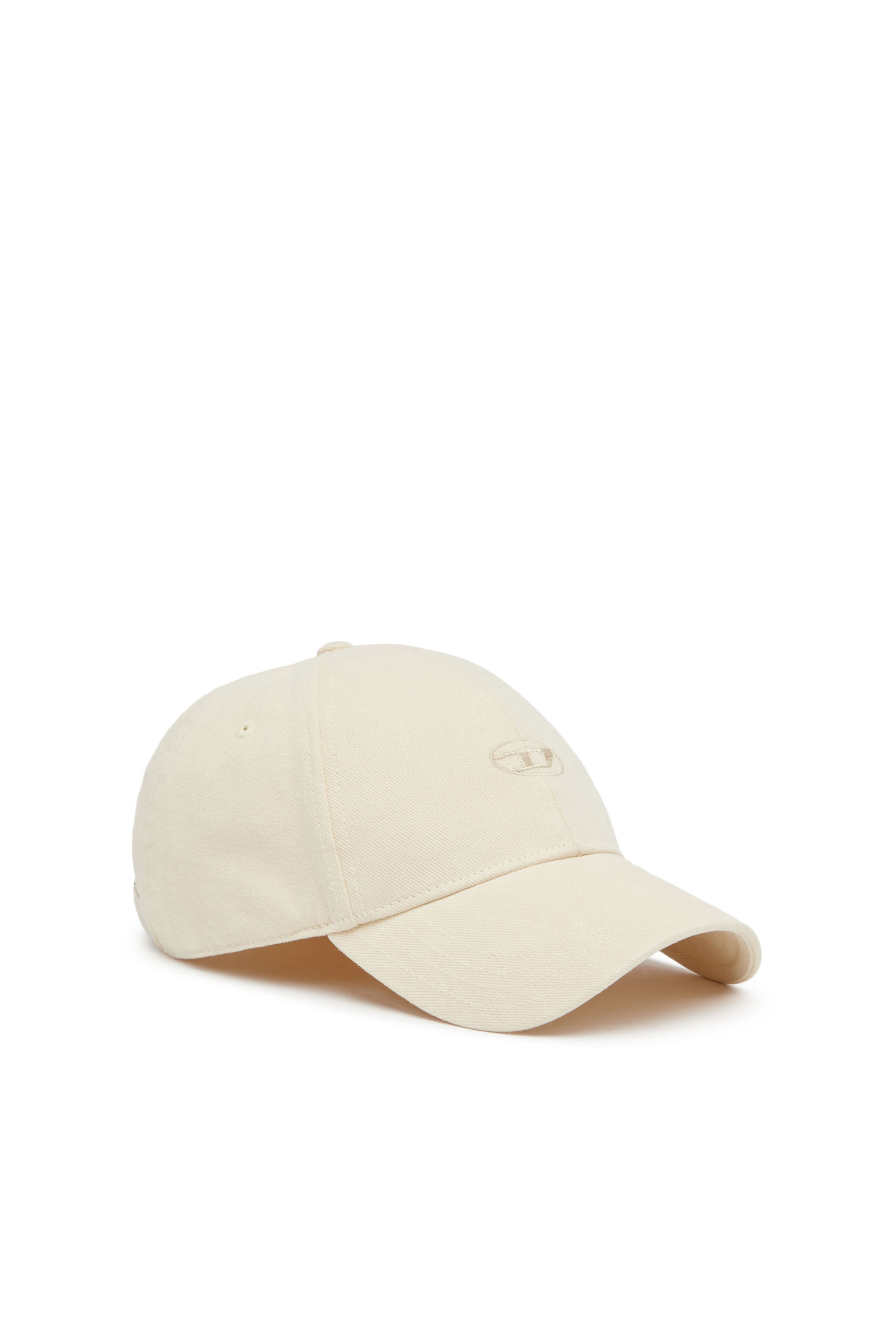 Diesel - C-RUN-WASH, Male Baseball cap in washed cotton twill in White - Image 1
