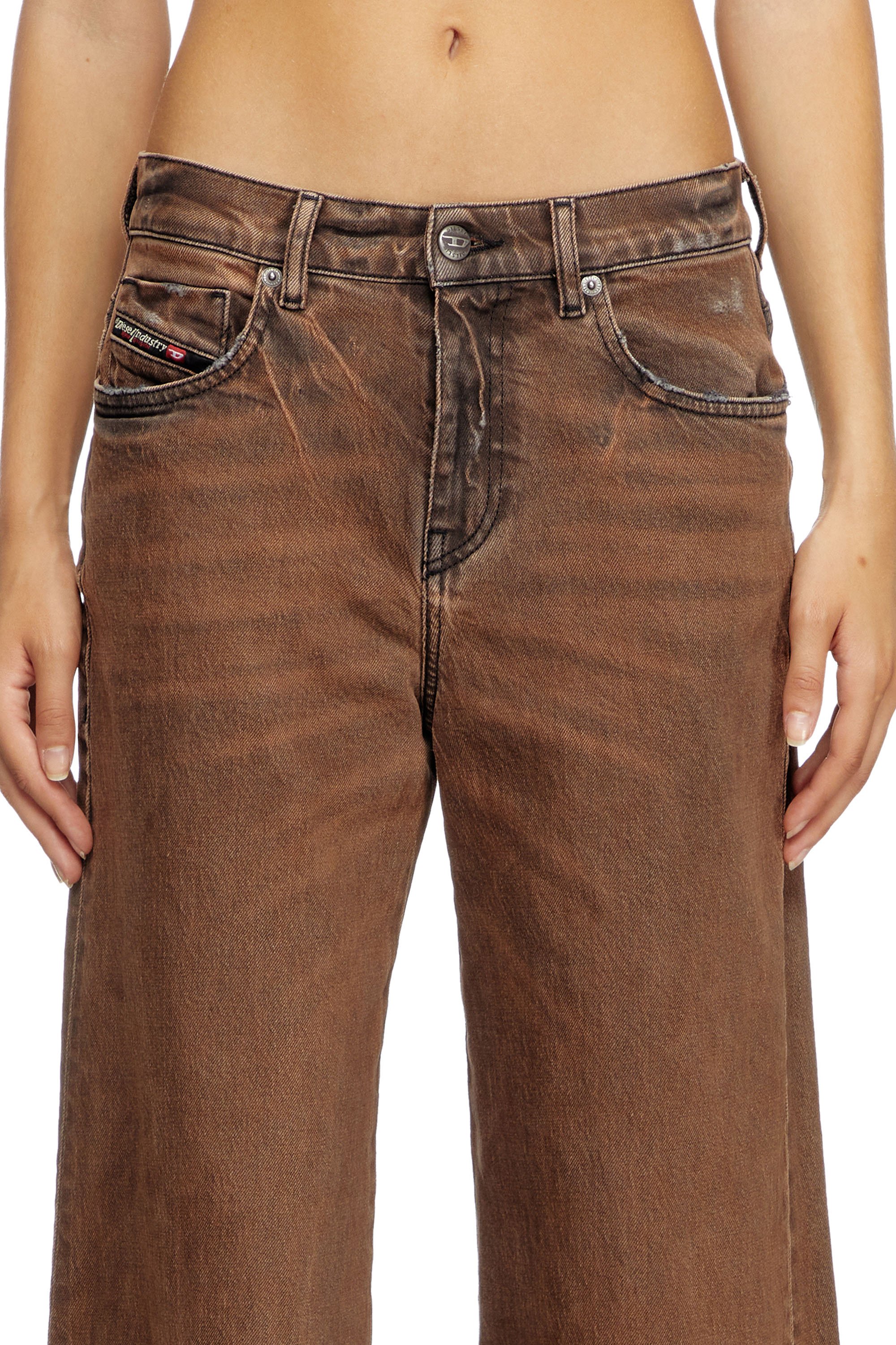 Diesel - Flare Jeans 1978 D-Akemi 09L24 Femme, Marron - Image 5