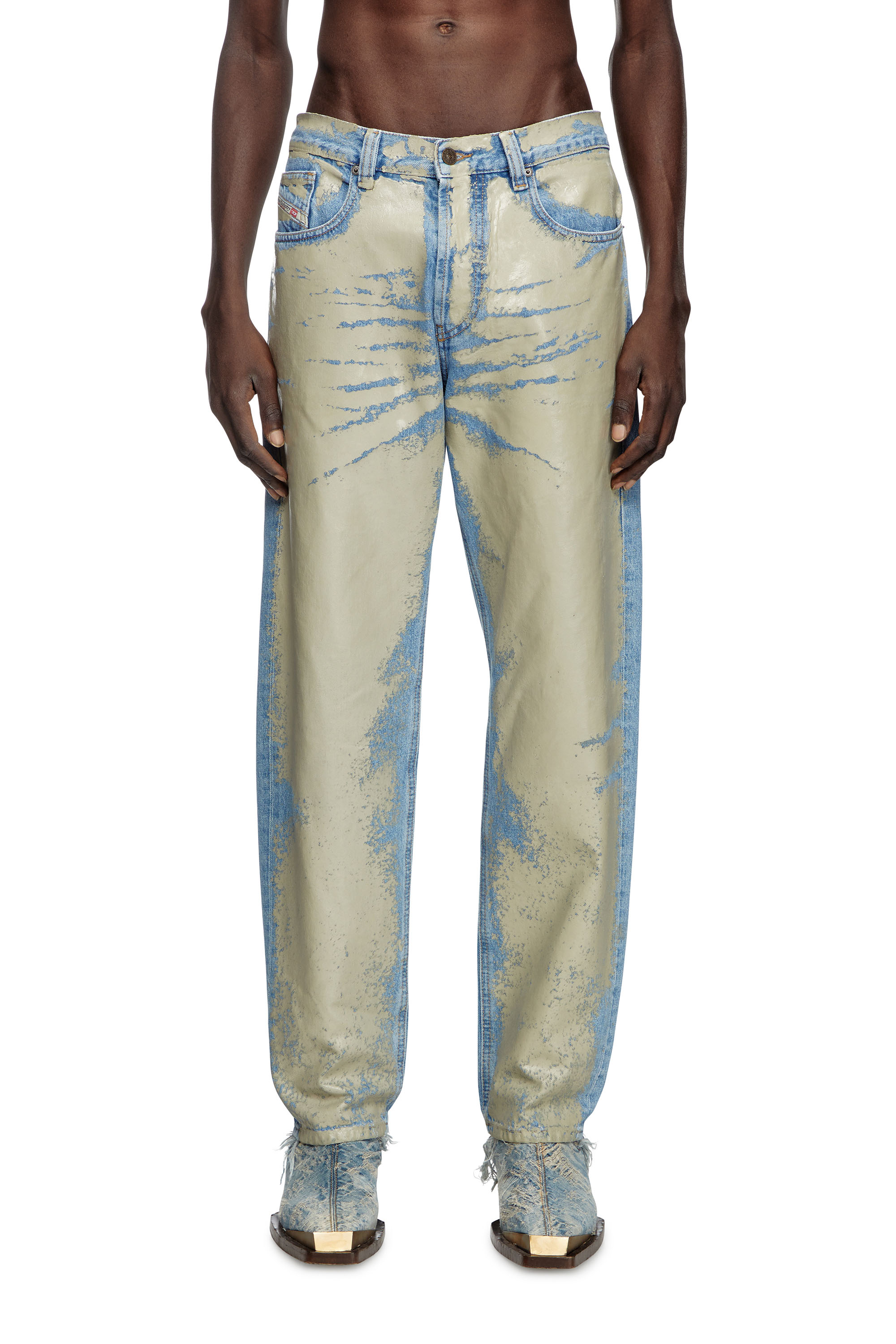 Diesel - Male's Regular Jeans 2010 D-Macs 007AL, Light Brown - 1