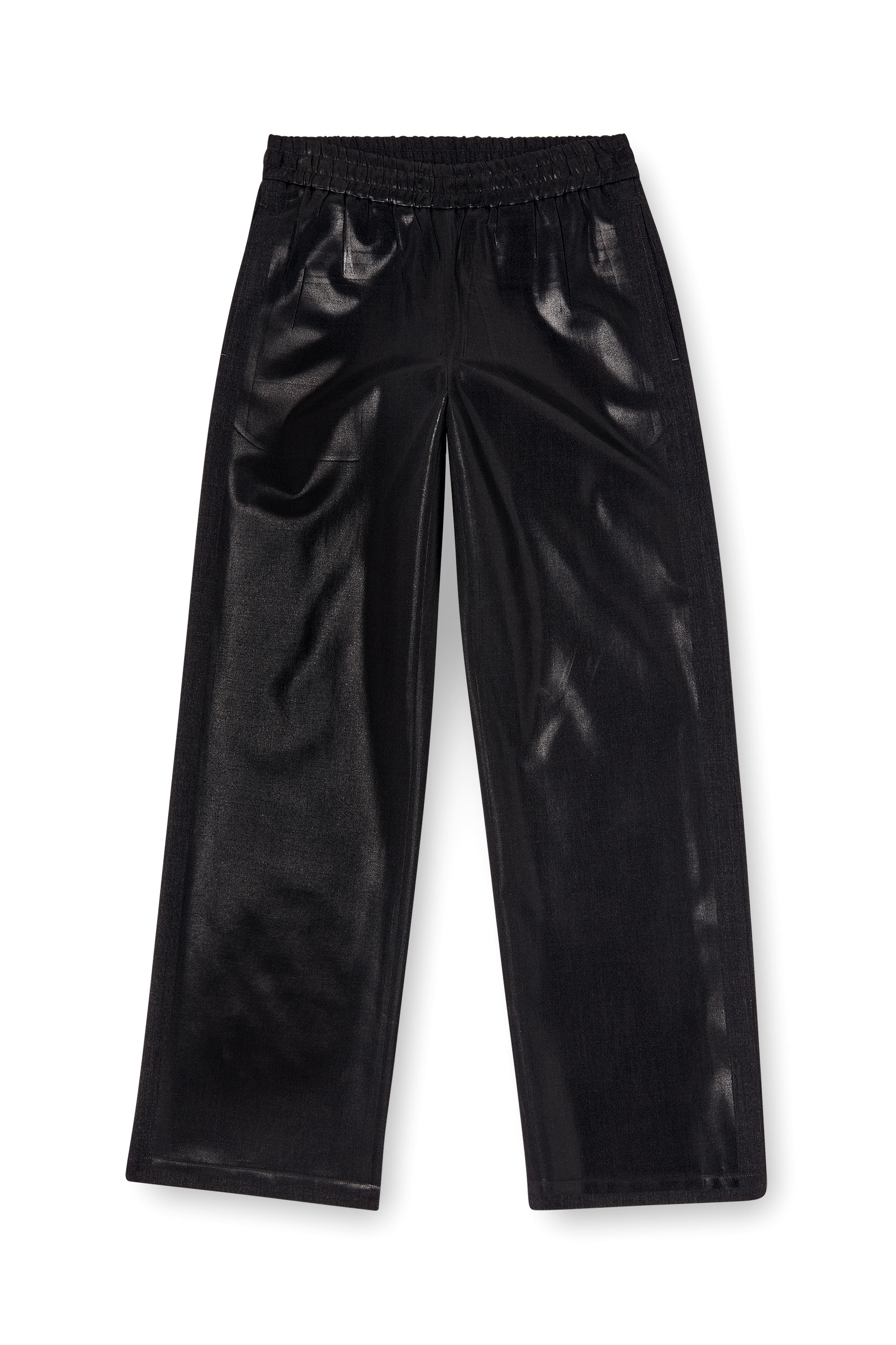 Diesel - P-DREY, Female's Loose fit tailored track pants in Black - 5