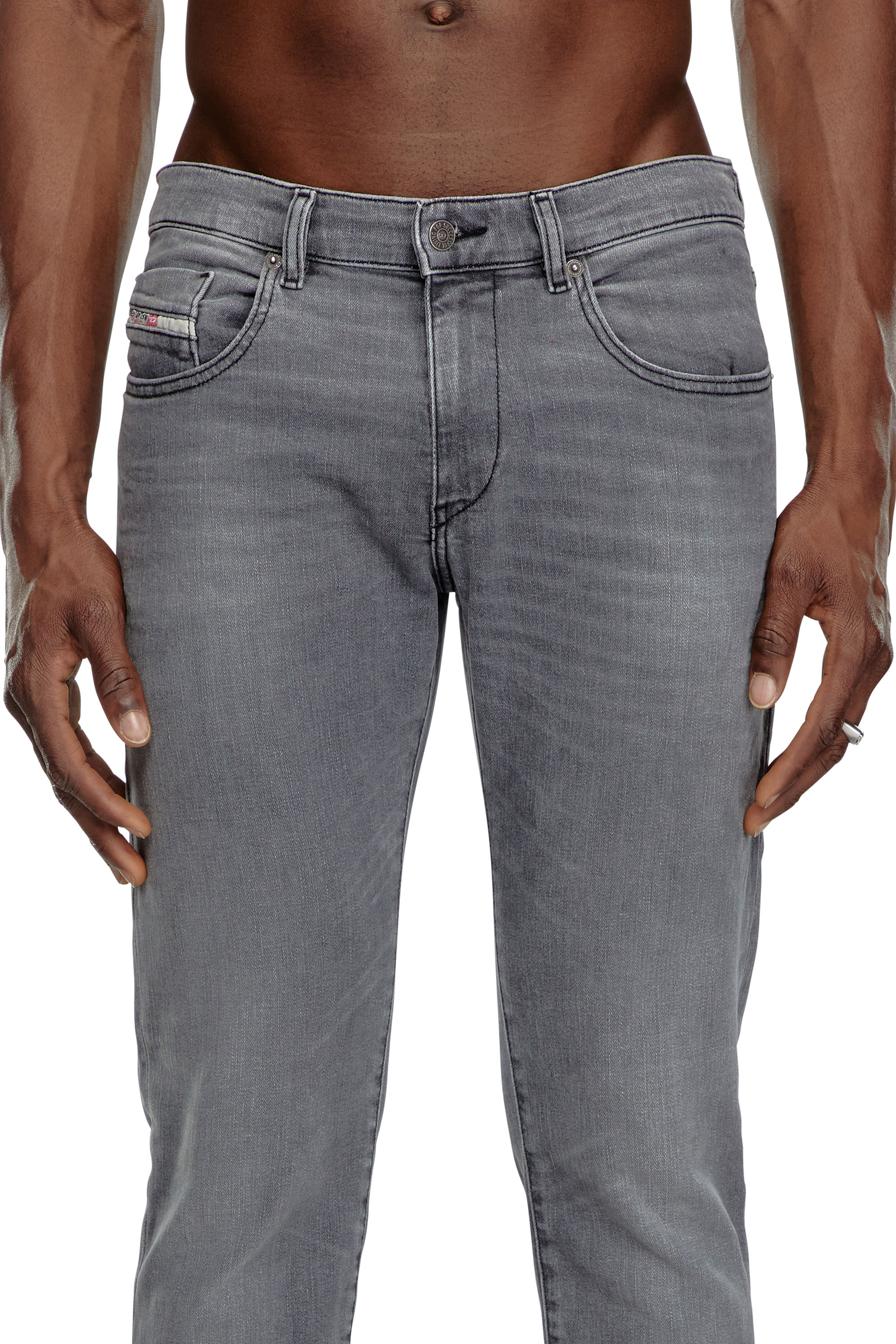 Diesel - Male Slim Jeans 2019 D-Strukt 0GRDK, Dark Grey - Image 5