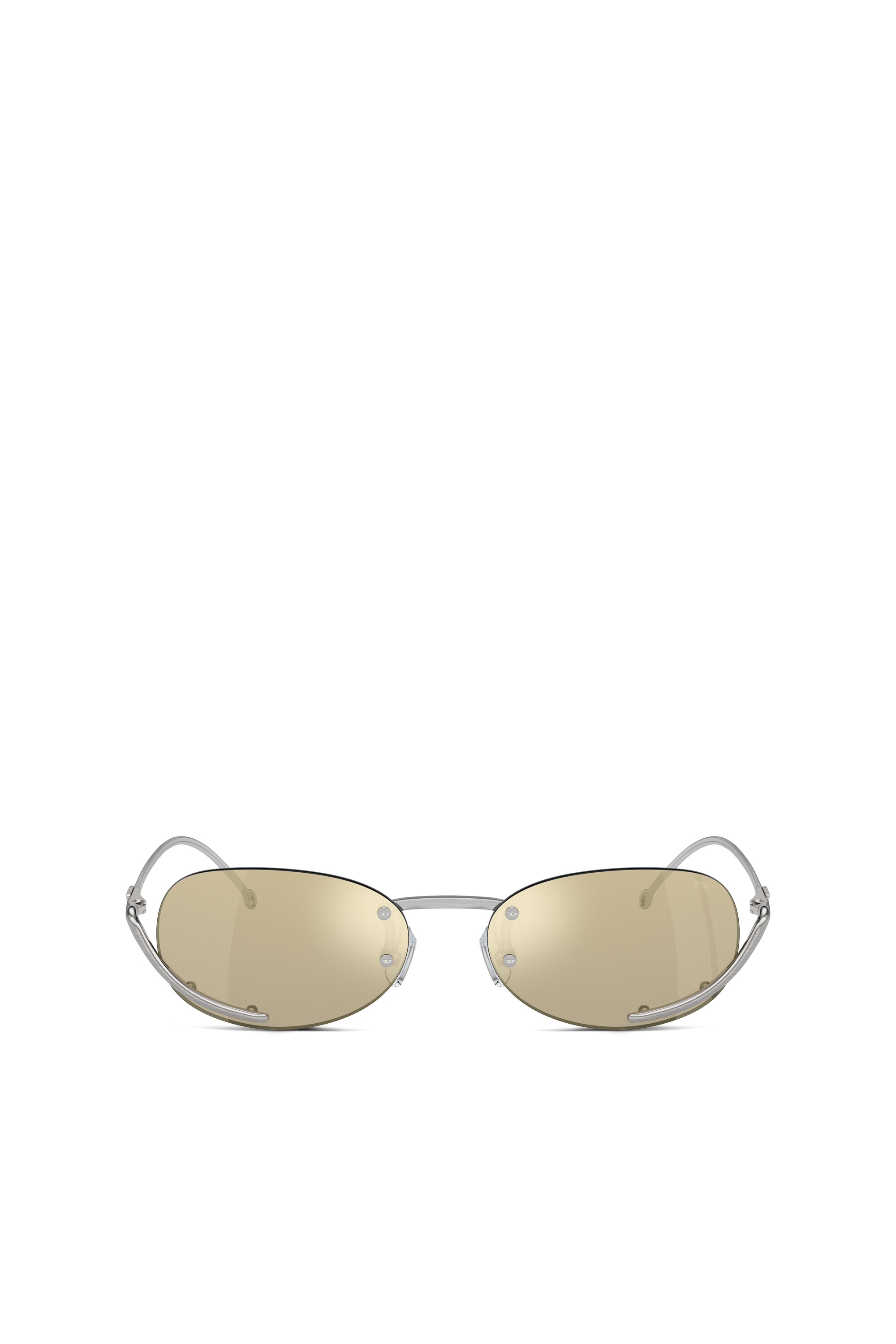 Diesel - 0DL1004, Unisex's Oval sunglasses in Yellow - 1