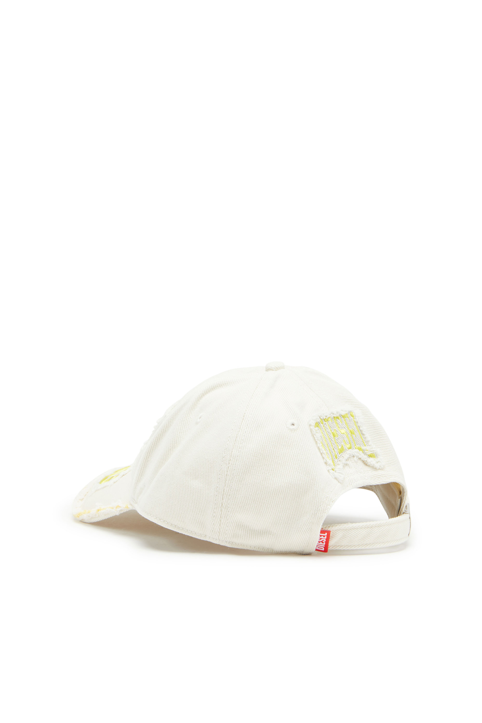 Diesel - C-GUS, Male Baseball cap with embroidered patches in White - Image 2