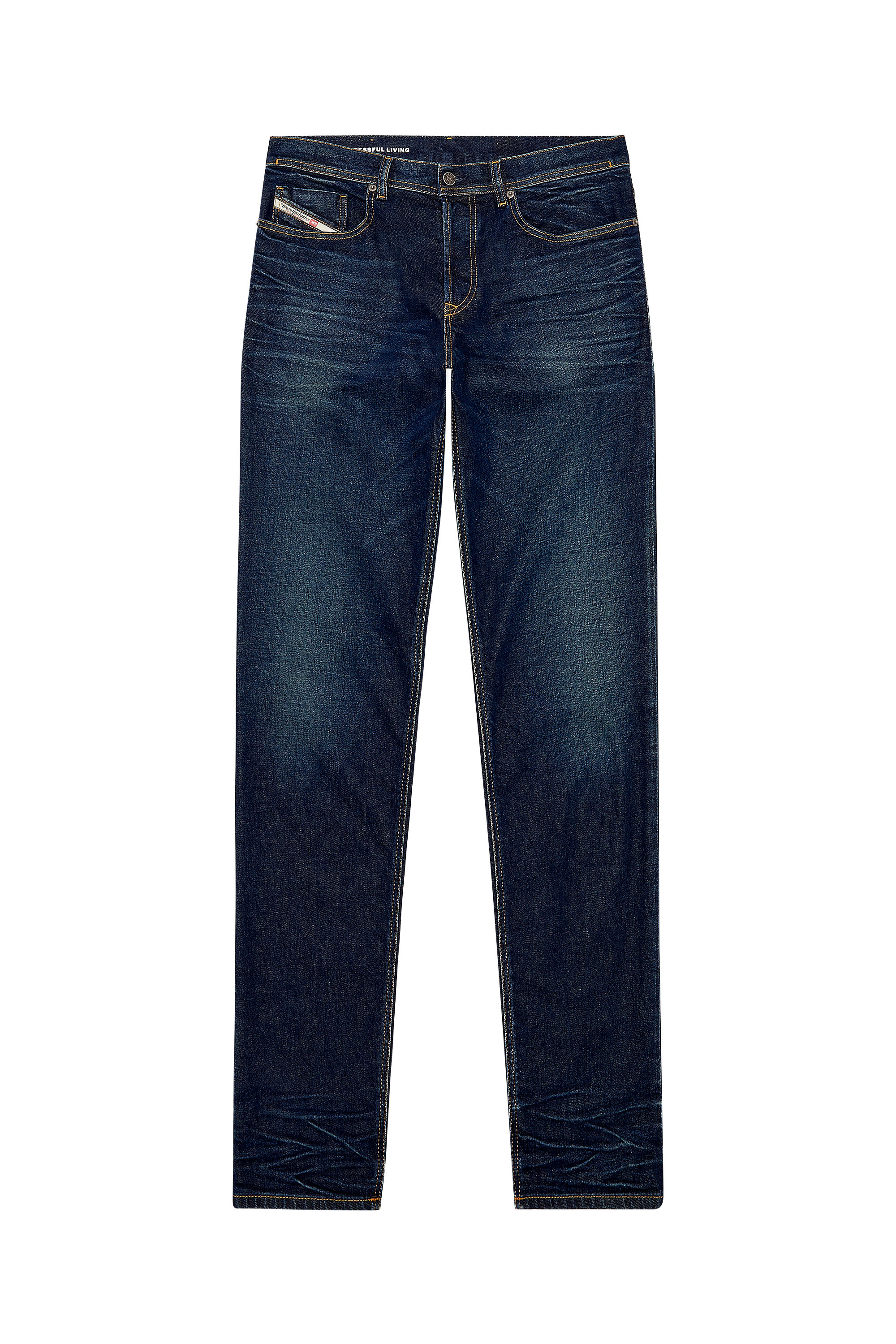 Diesel - Tapered Jeans 2023 D-Finitive 09H38, Bleu Foncé - Image 1