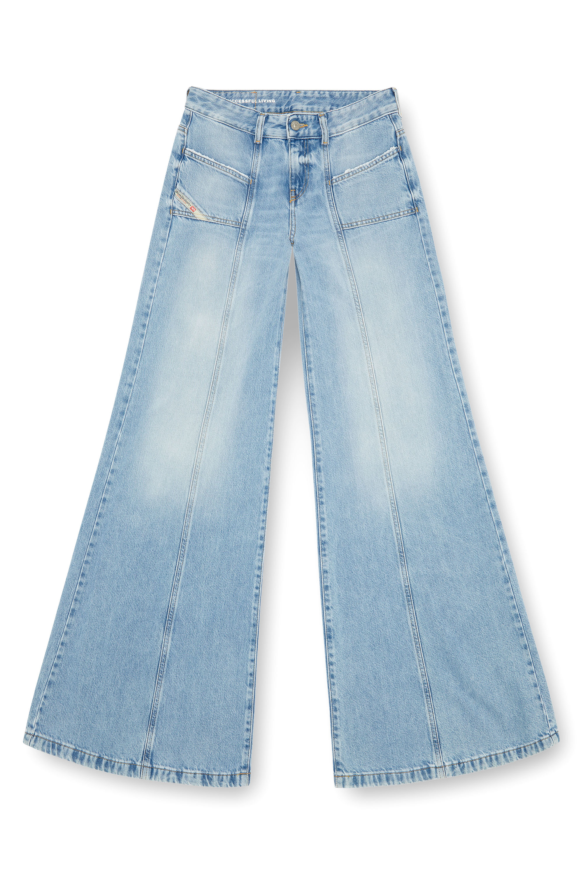 Diesel - Female's Bootcut and Flare Jeans D-Akii 09J88, Light Blue - 3