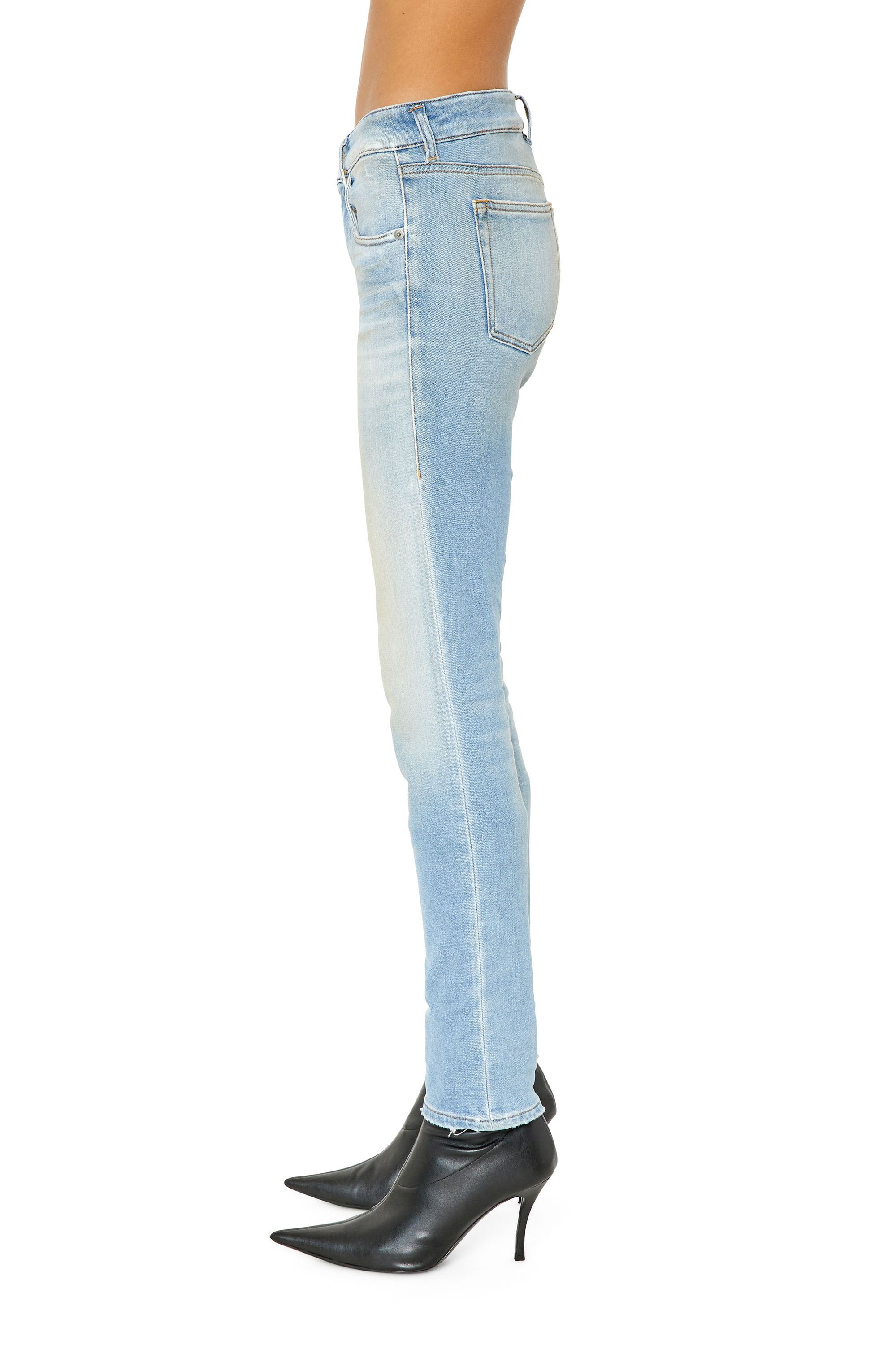 Diesel - Slim D-Ollies JoggJeans® 068CW, Bleu Clair - Image 5