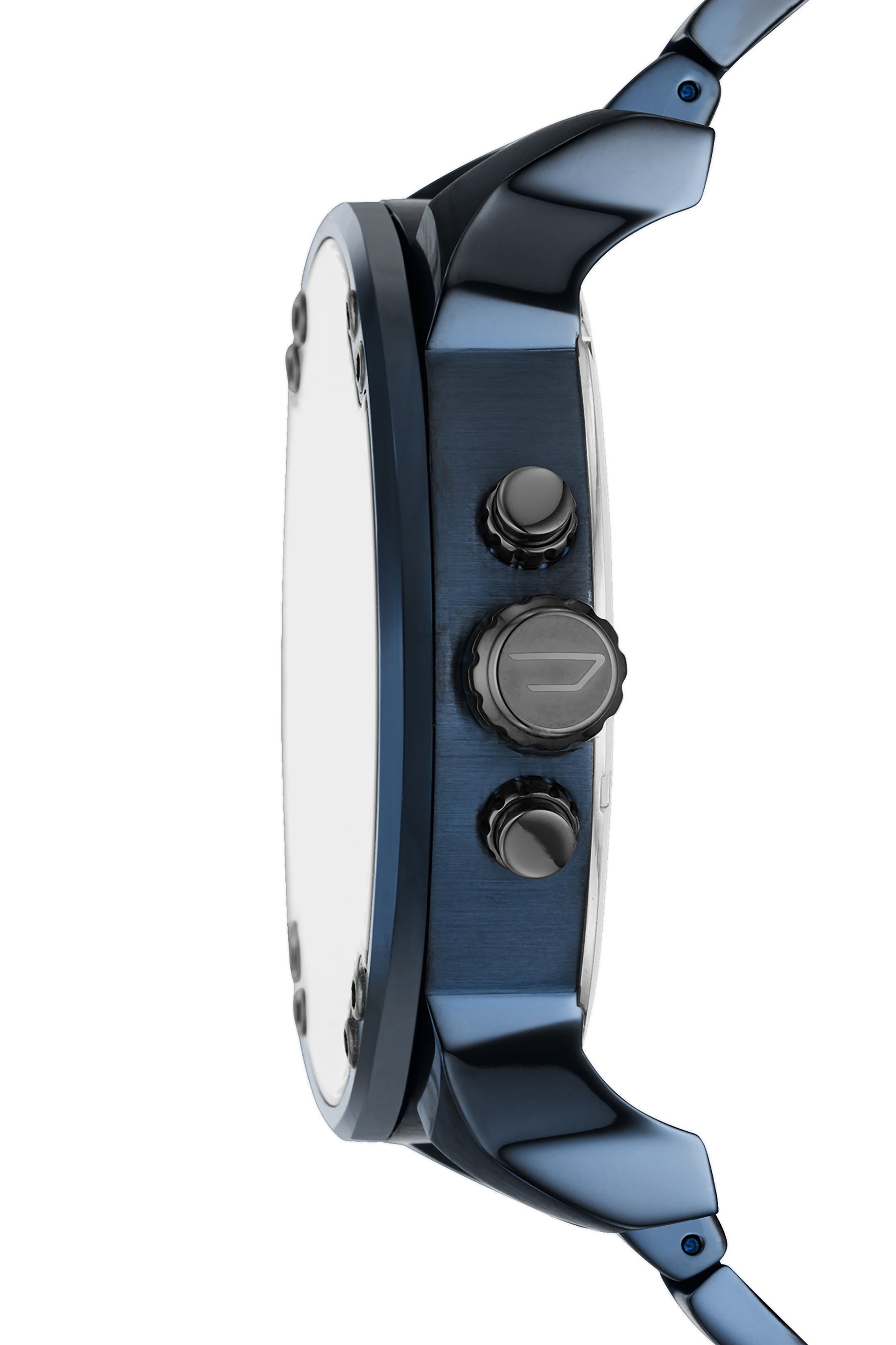 Diesel - DZ7414, Male's Mr. Daddy 2.0 chronograph watch in blue stainless steel in Blue/Black - 2