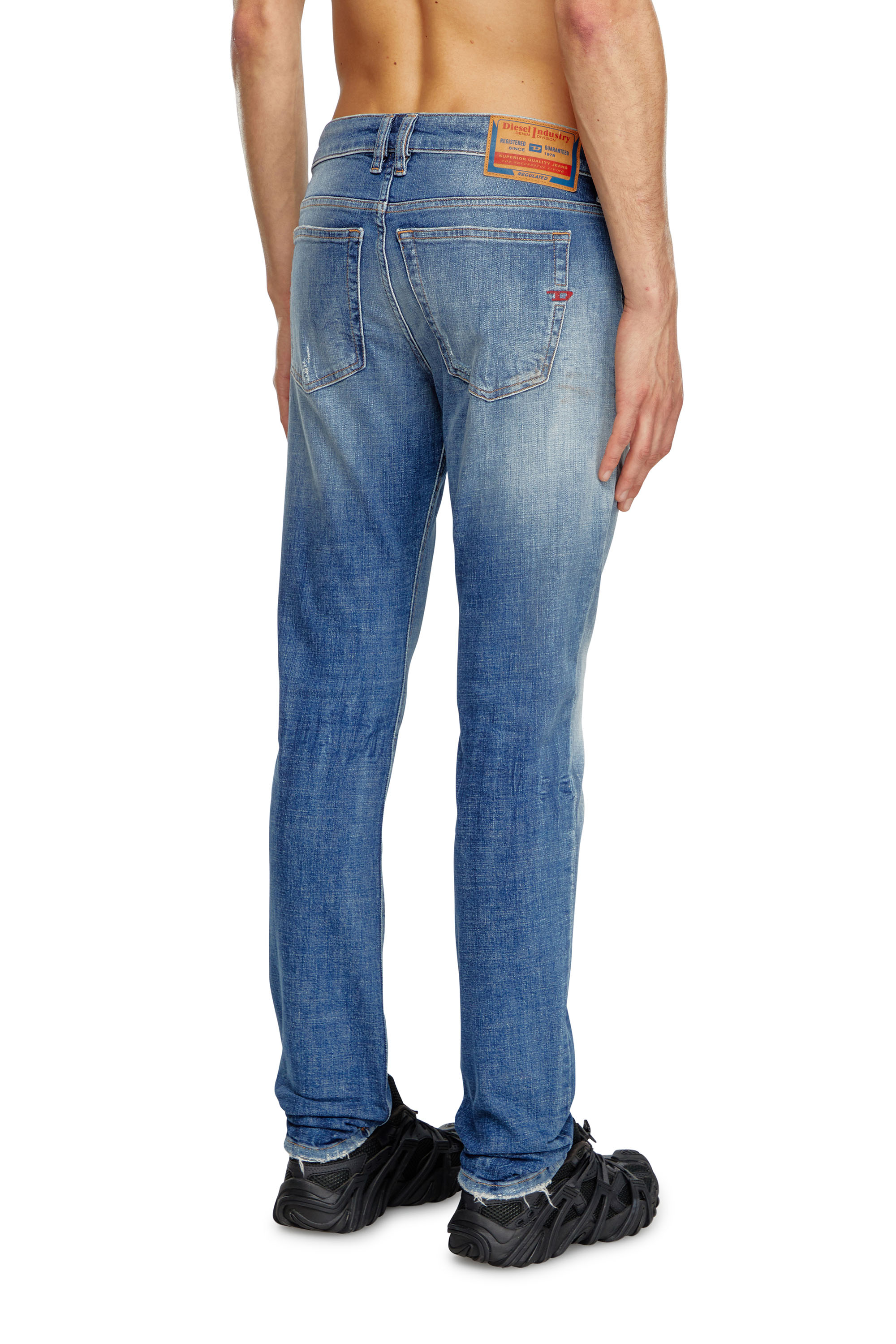 Diesel - Male Skinny Jeans 1979 Sleenker 0GRDF, Medium Blue - Image 4