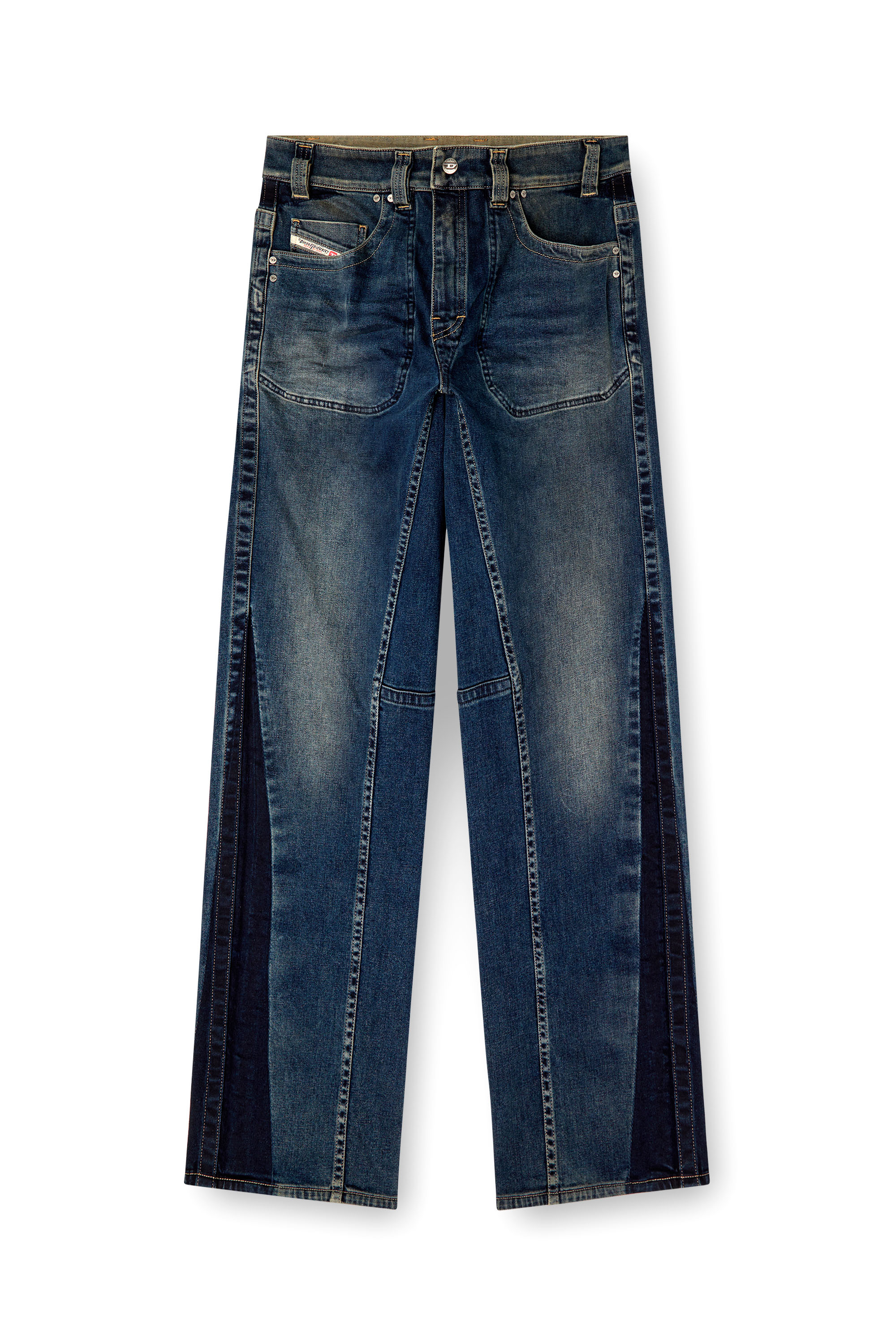 Diesel - Male's Relaxed Jeans 2001 D-Macro 09J06, Medium Blue - 3