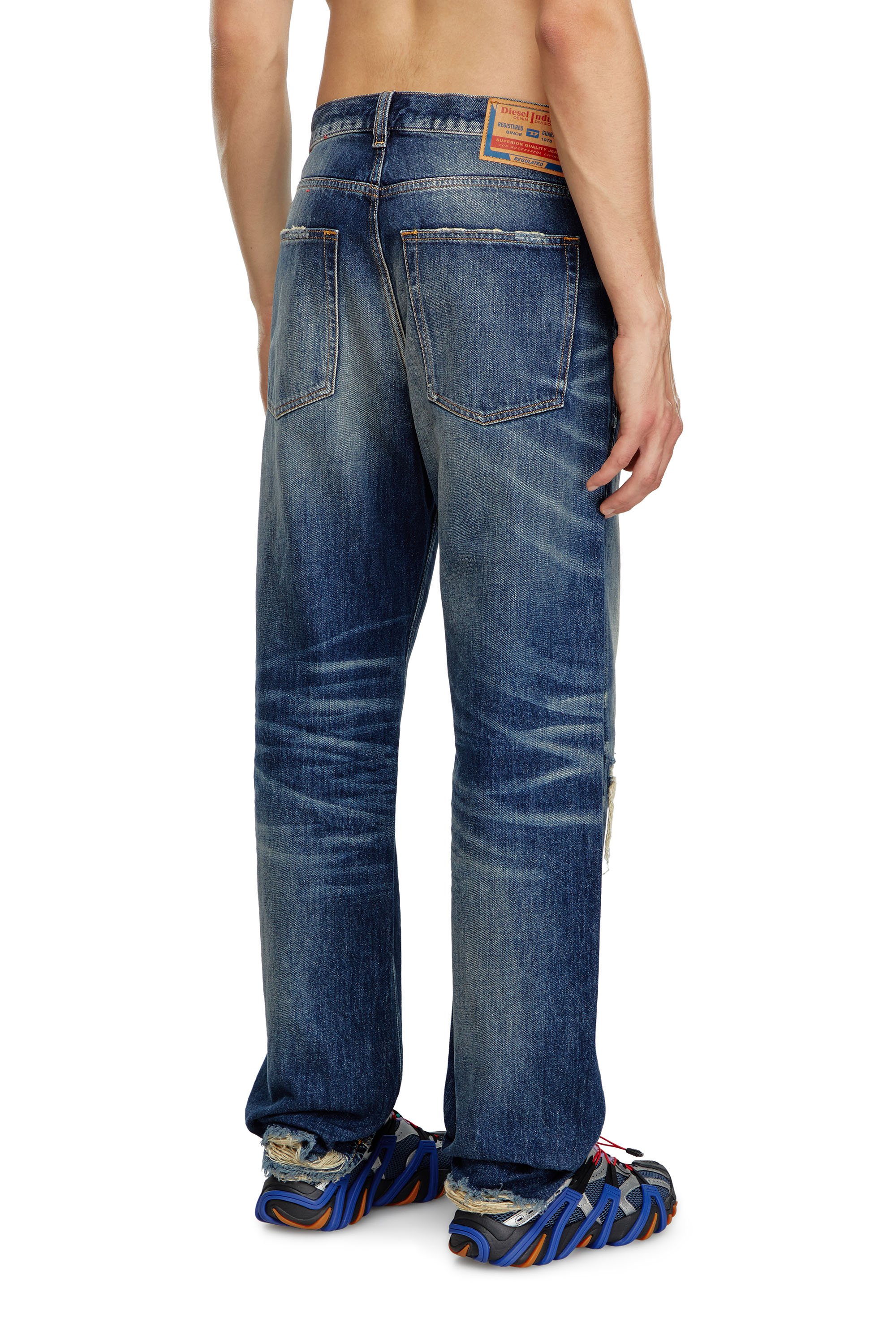 Diesel - Male Straight Jeans 2010 D-Macs 09J95, Dark Blue - Image 4