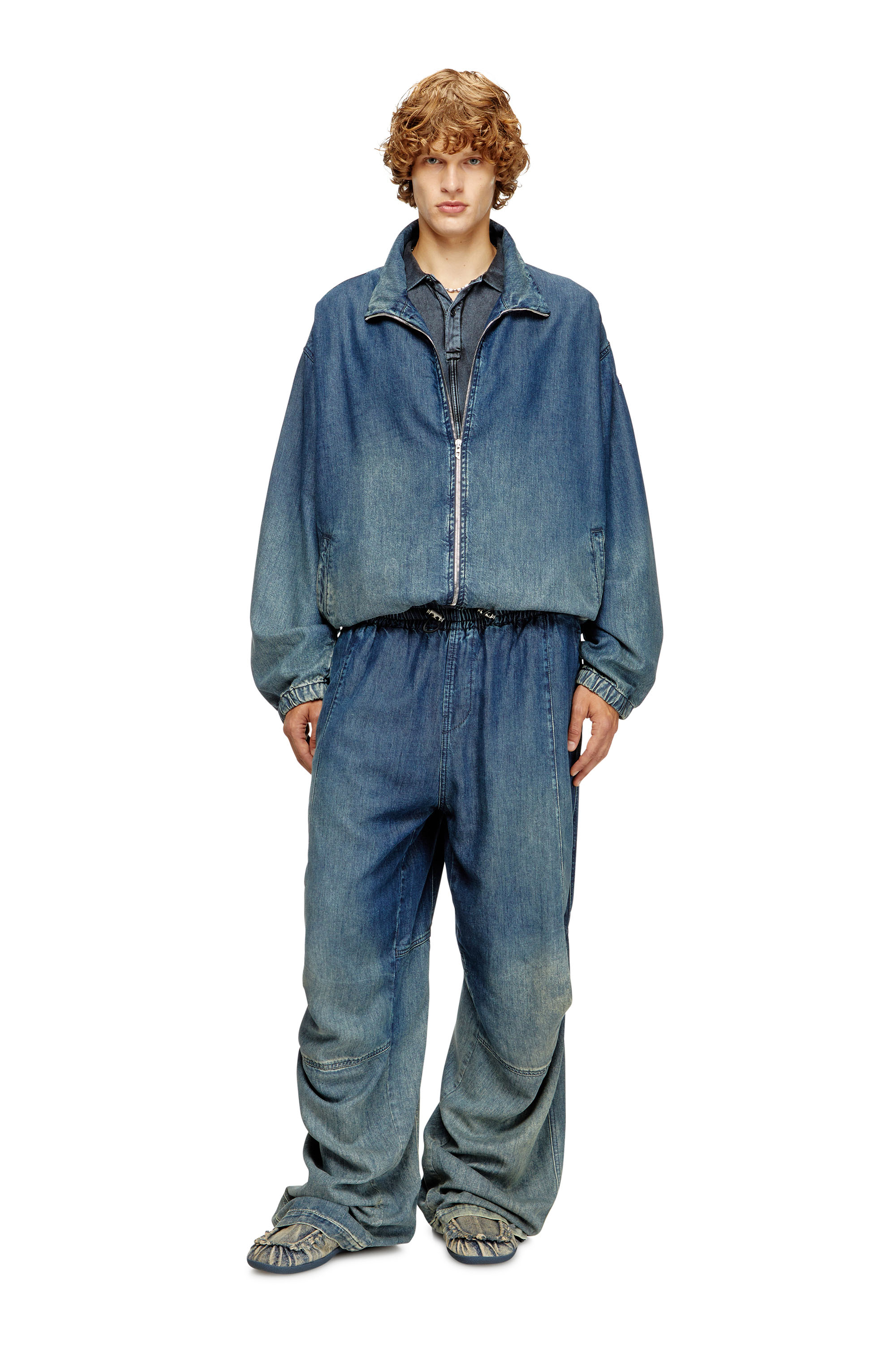 Diesel - Male's Relaxed Jeans D-Pari 068TC, Dark Blue - 2