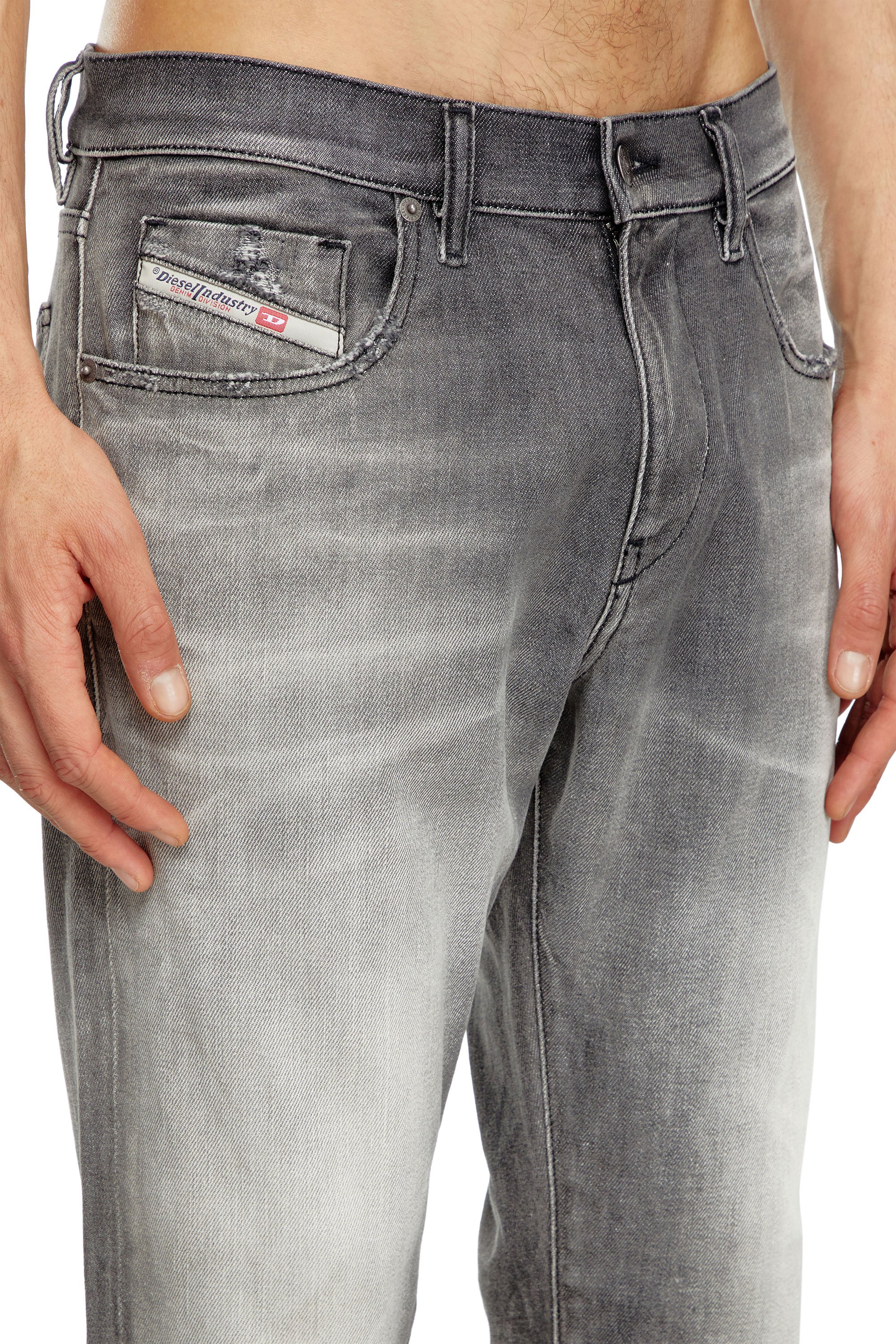 Diesel - Male Slim Jeans 2019 D-Strukt 09J58, Dark Grey - Image 5