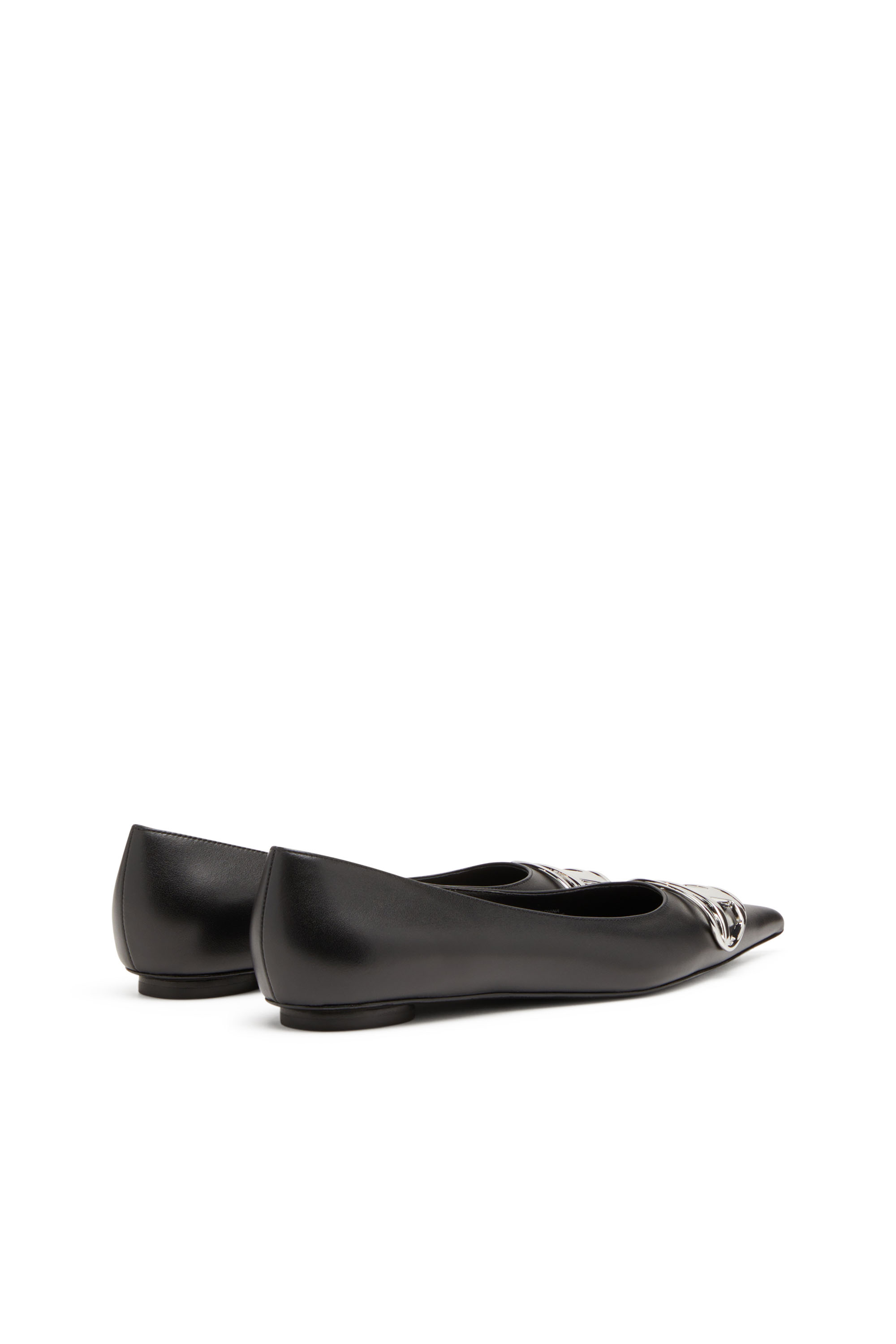 Diesel - D-VENUS BAL, Female's D-Venus-Ballerina flats in nappa leather in Black - 3