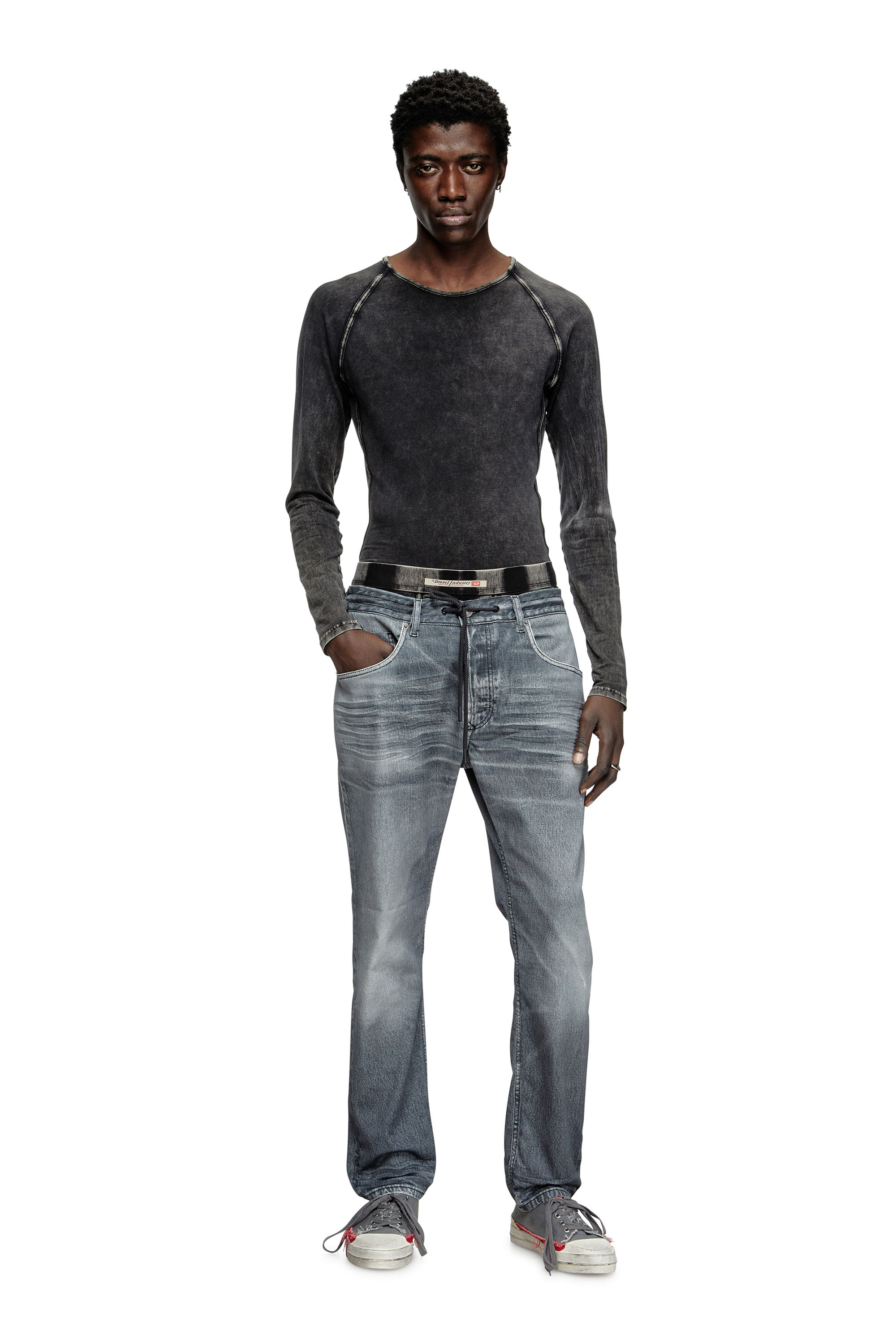 Diesel - Regular 2030 D-Krooley Joggjeans® 068PC Homme, Bleu Clair - Image 1