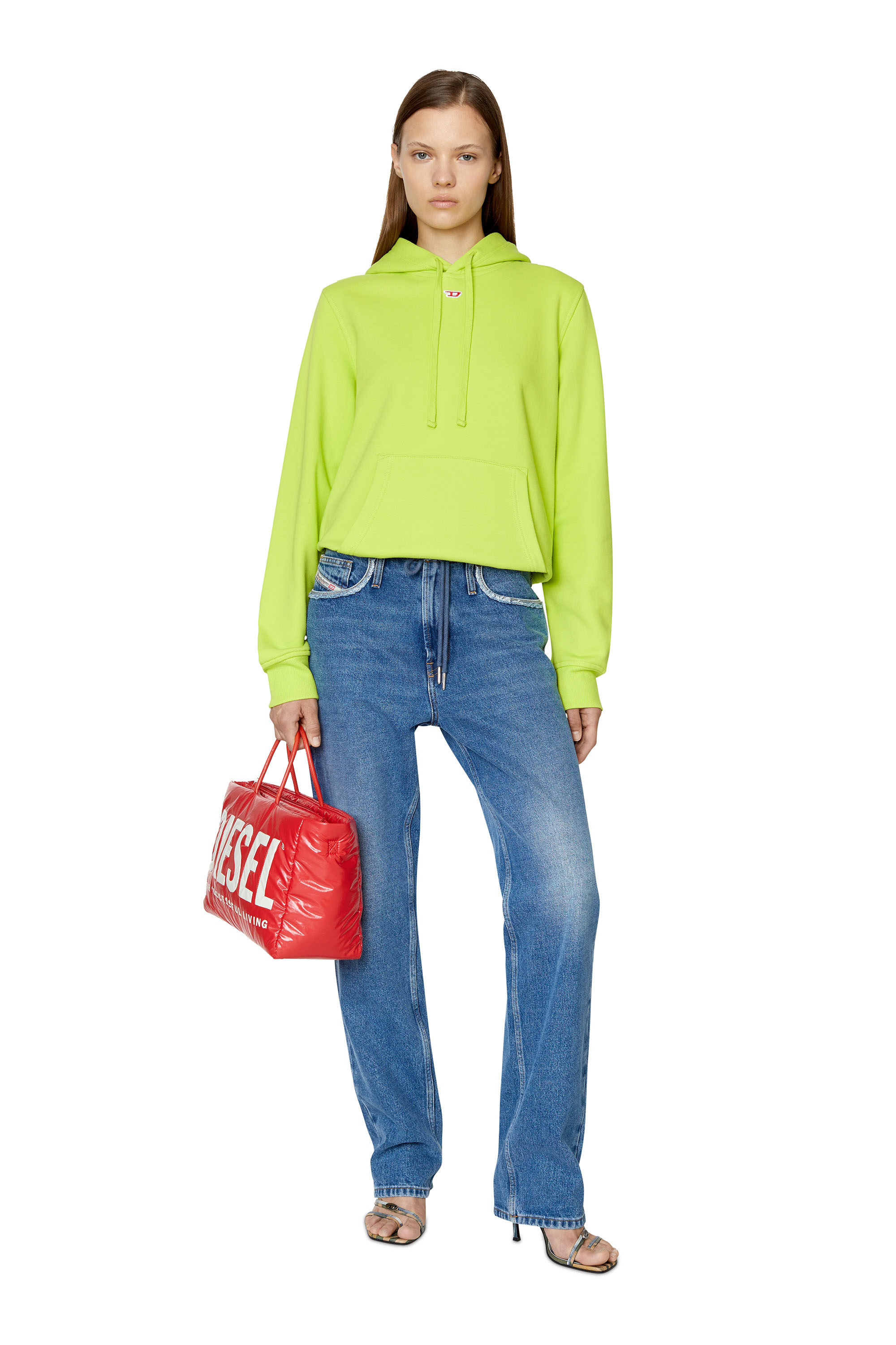 Diesel - S-GINN-HOOD-D, Vert Fluo - Image 6