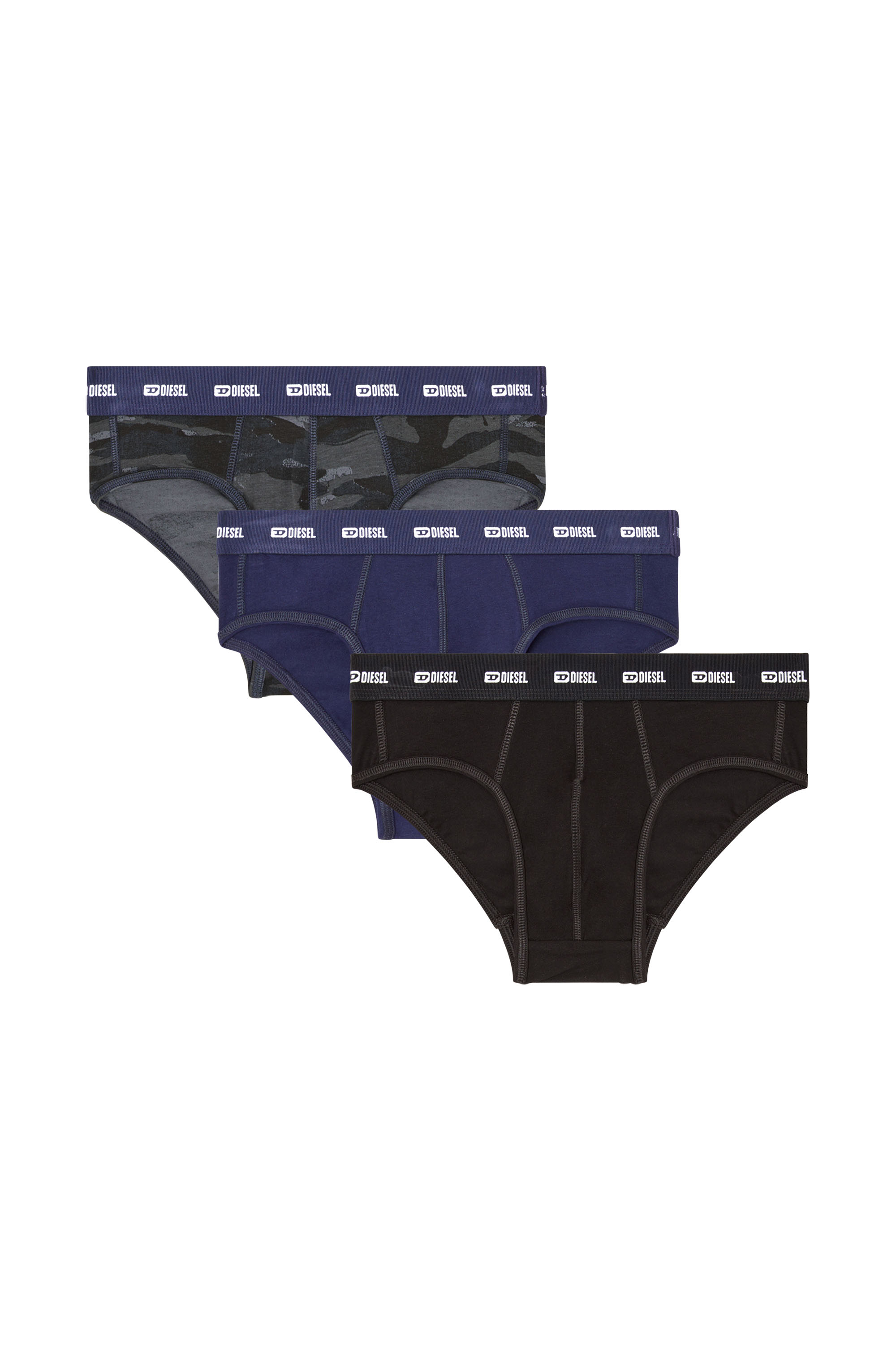 Diesel - ANDRE-UTLT-3PACK, Lot de 3 slips unis et motif camouflage Homme in Polychrome - 4