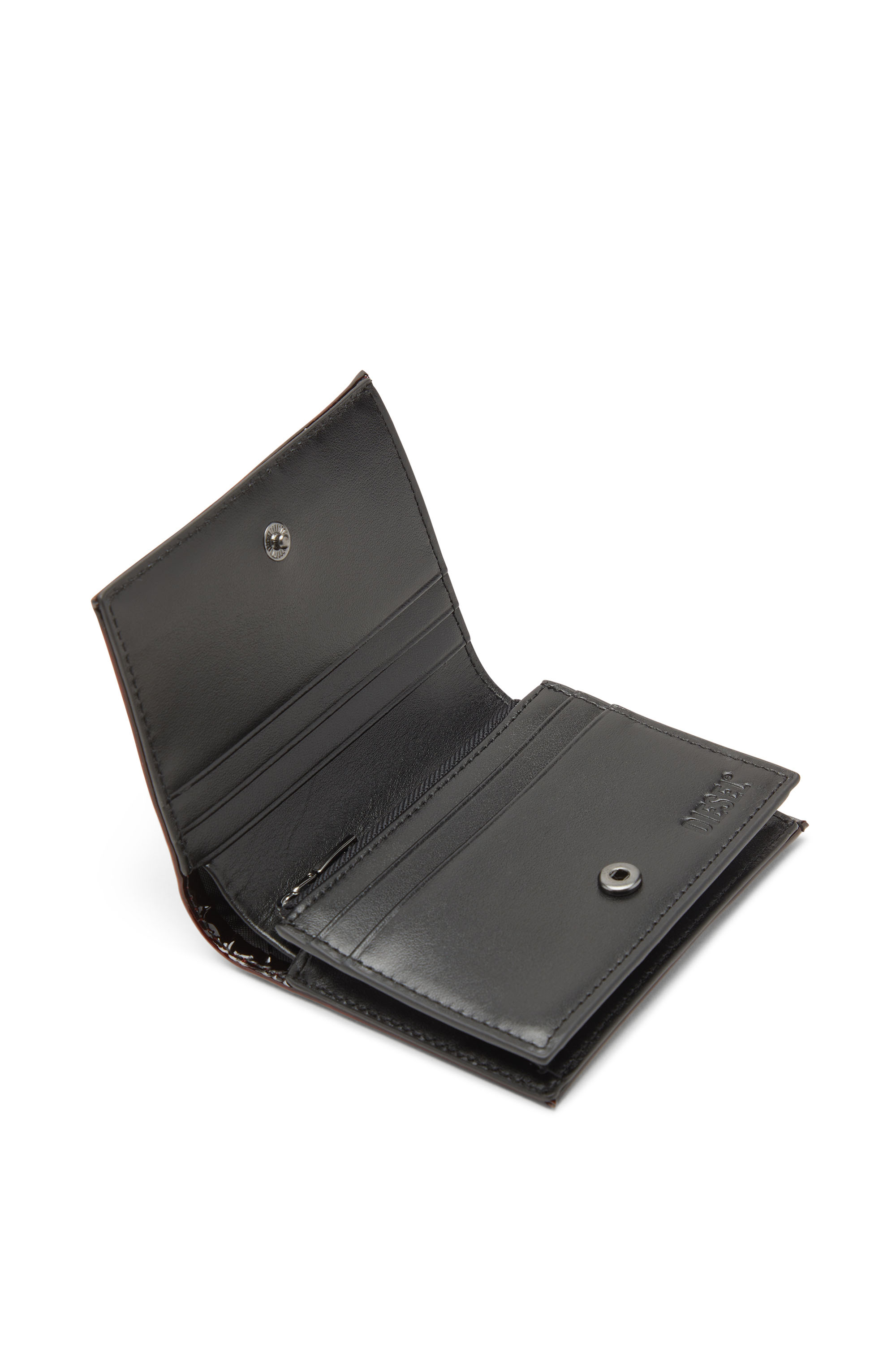 Diesel - 1DR BI FOLD III, Portefeuille à rabats en PU liquide Femme in Rouge - 4