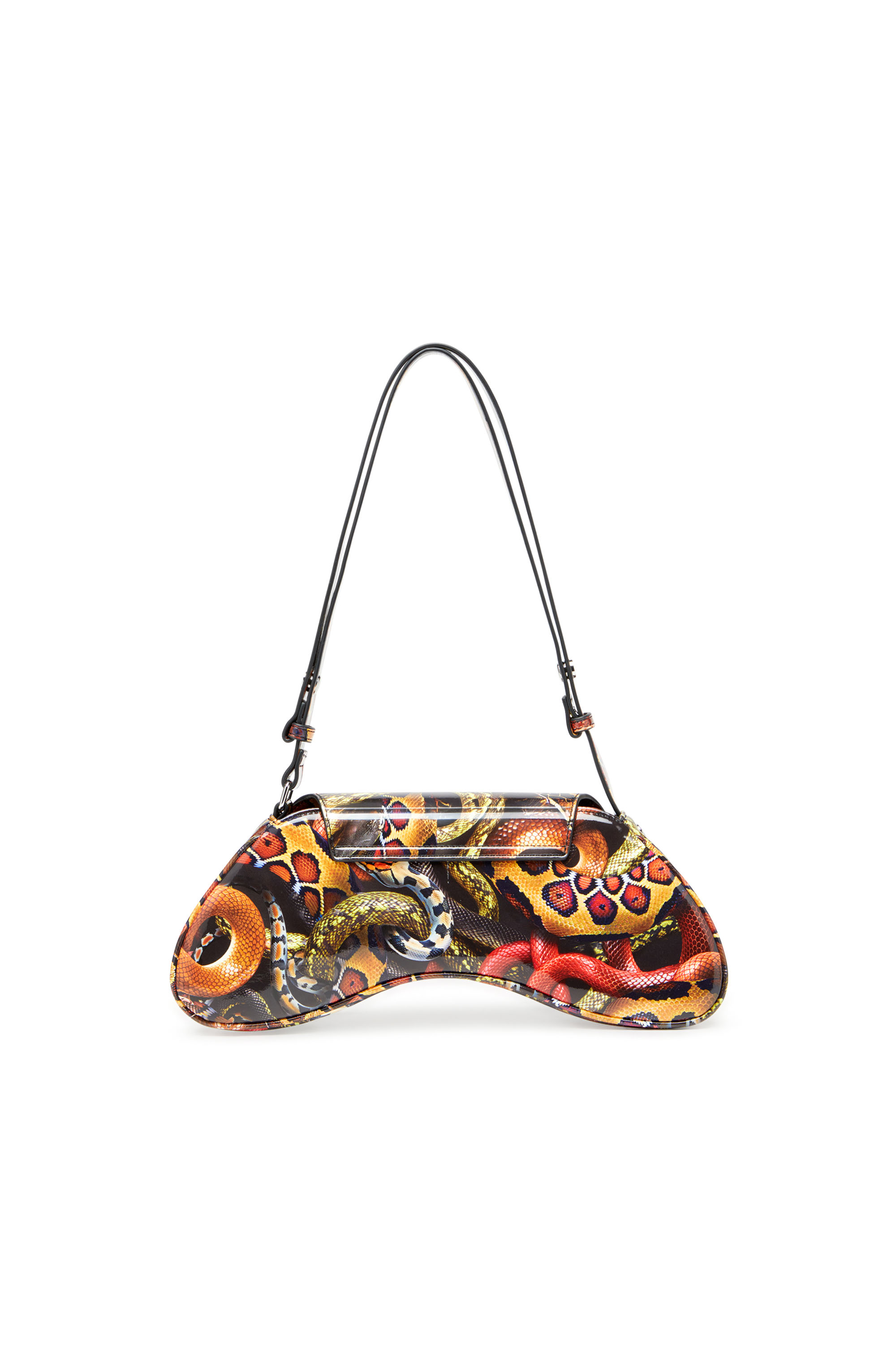 Diesel - CNY PLAY CROSSBODY, Female's Shoulder bag with snake print in Multicolor - 2