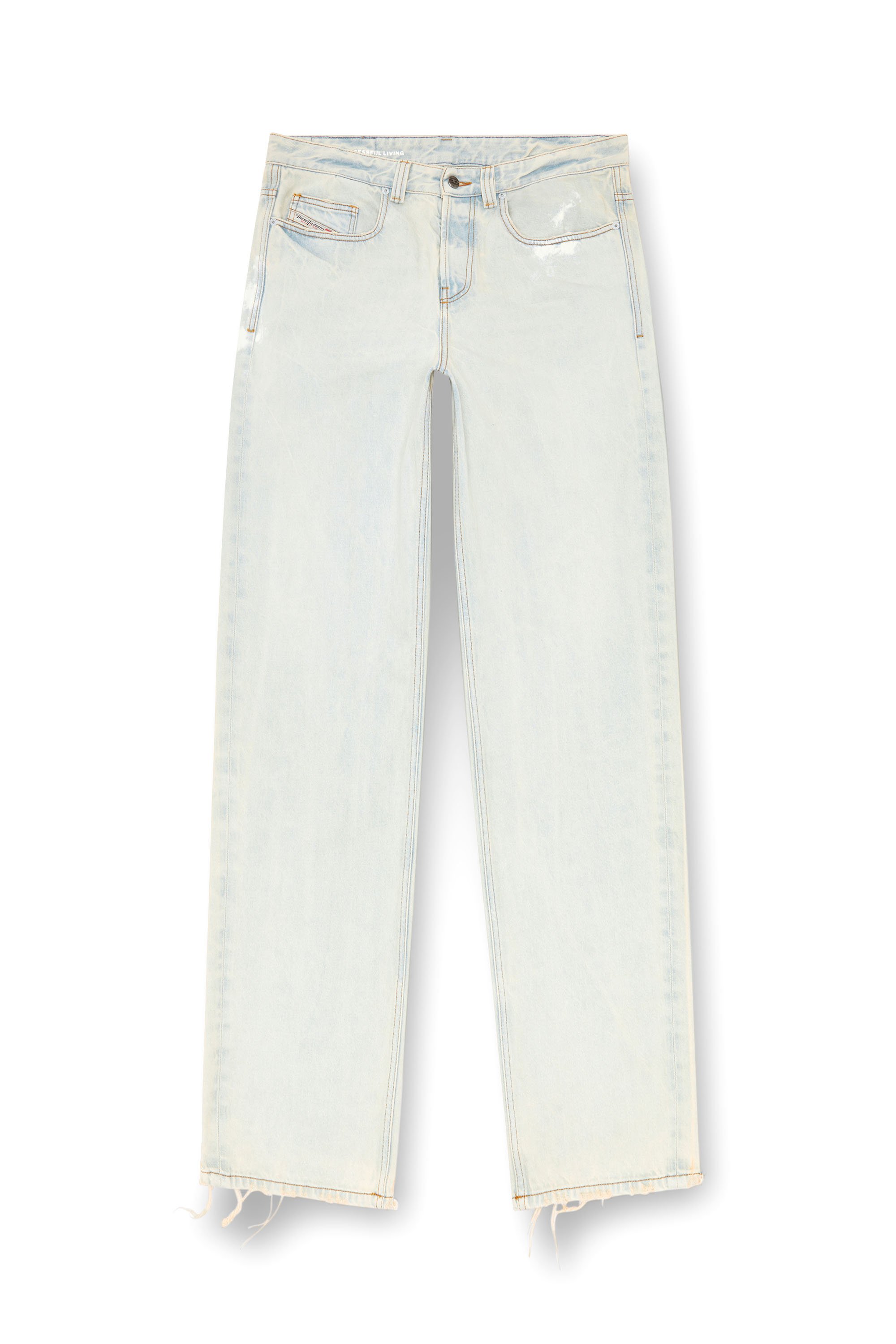 Diesel - Homme Straight Jeans 2001 D-Macro 09J81, Bleu Clair - Image 5
