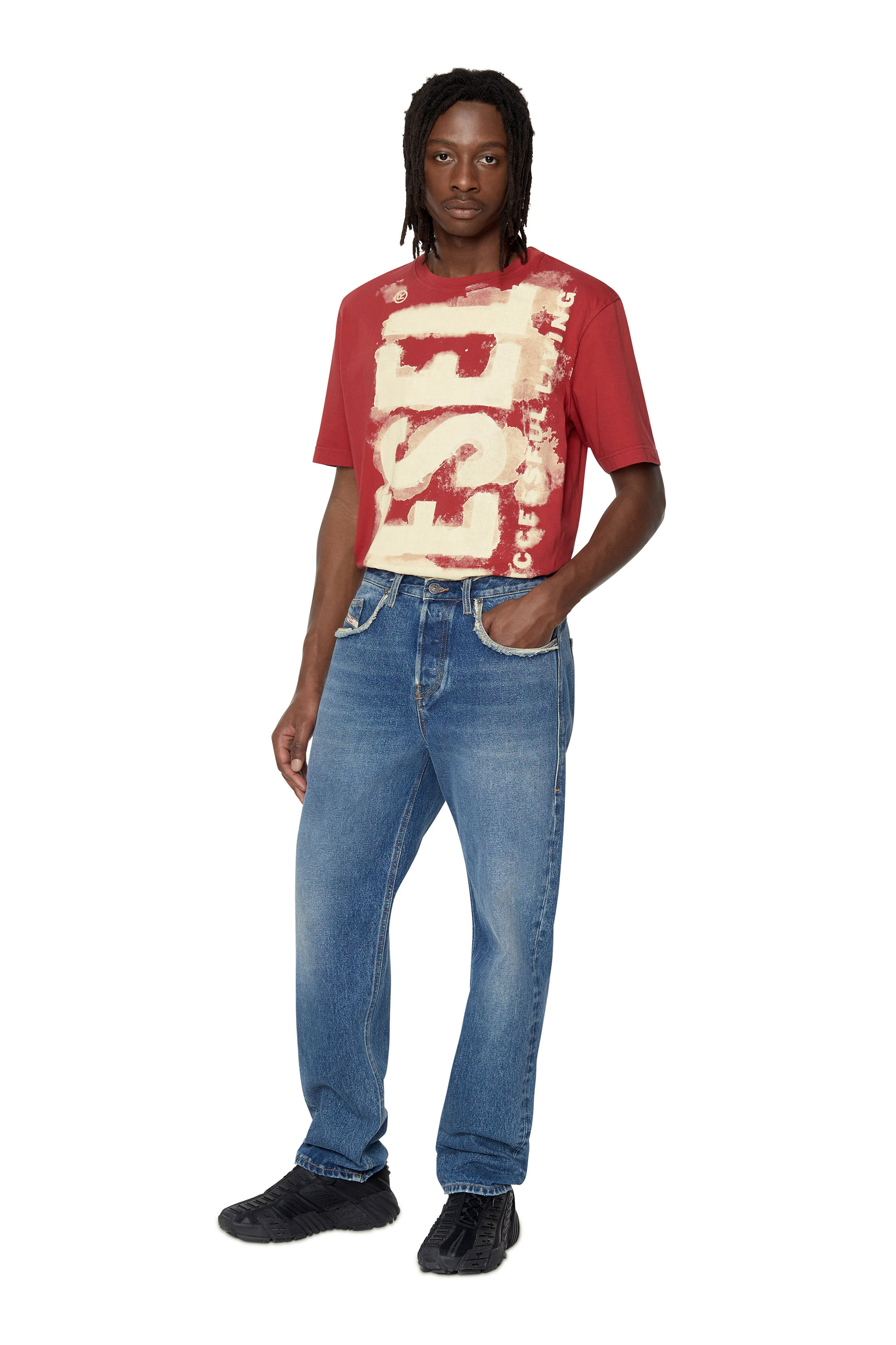 Diesel - T-JUST-E16, Red - Image 5