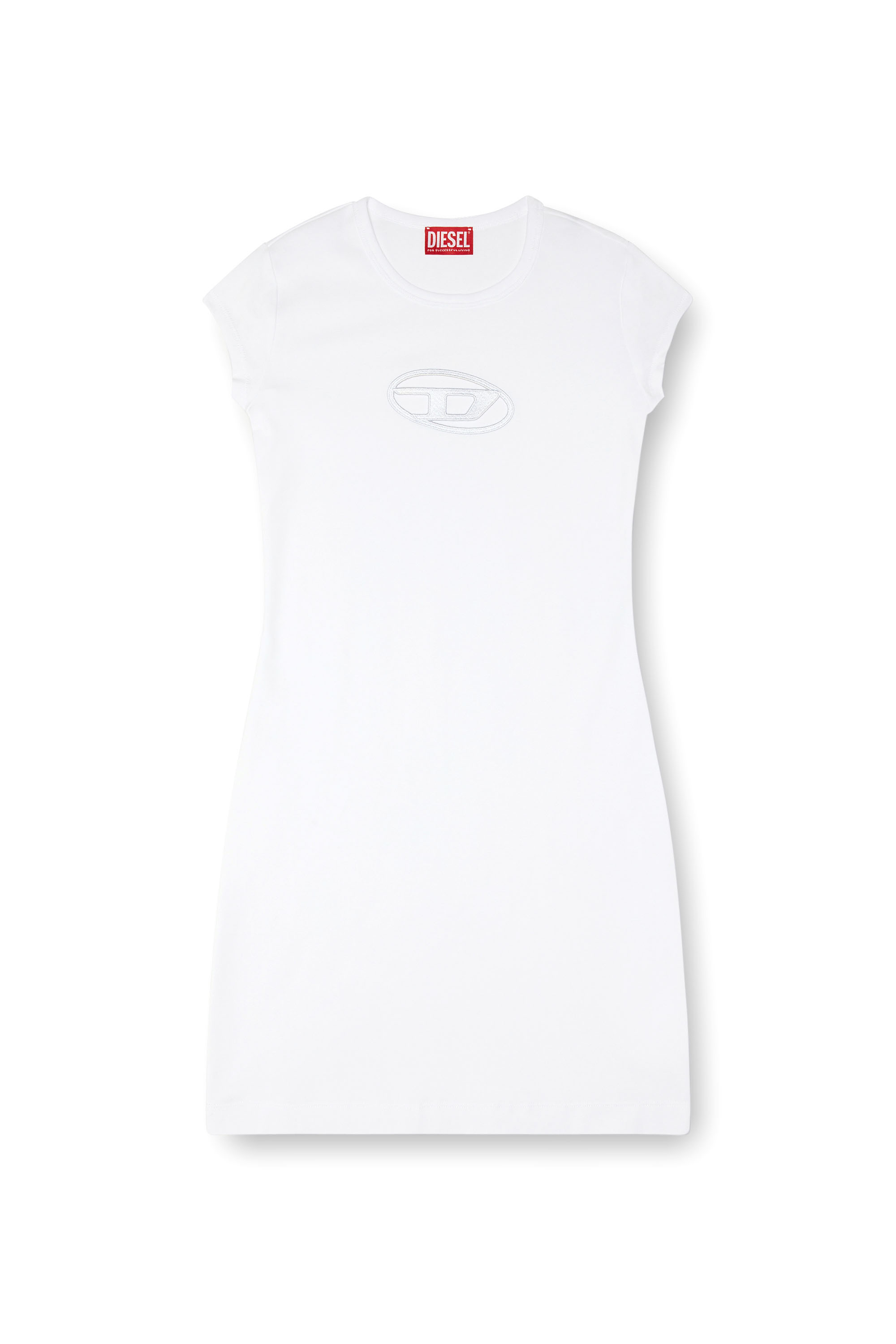 Diesel - D-ANGIEL, Female Short dress in White - Image 4