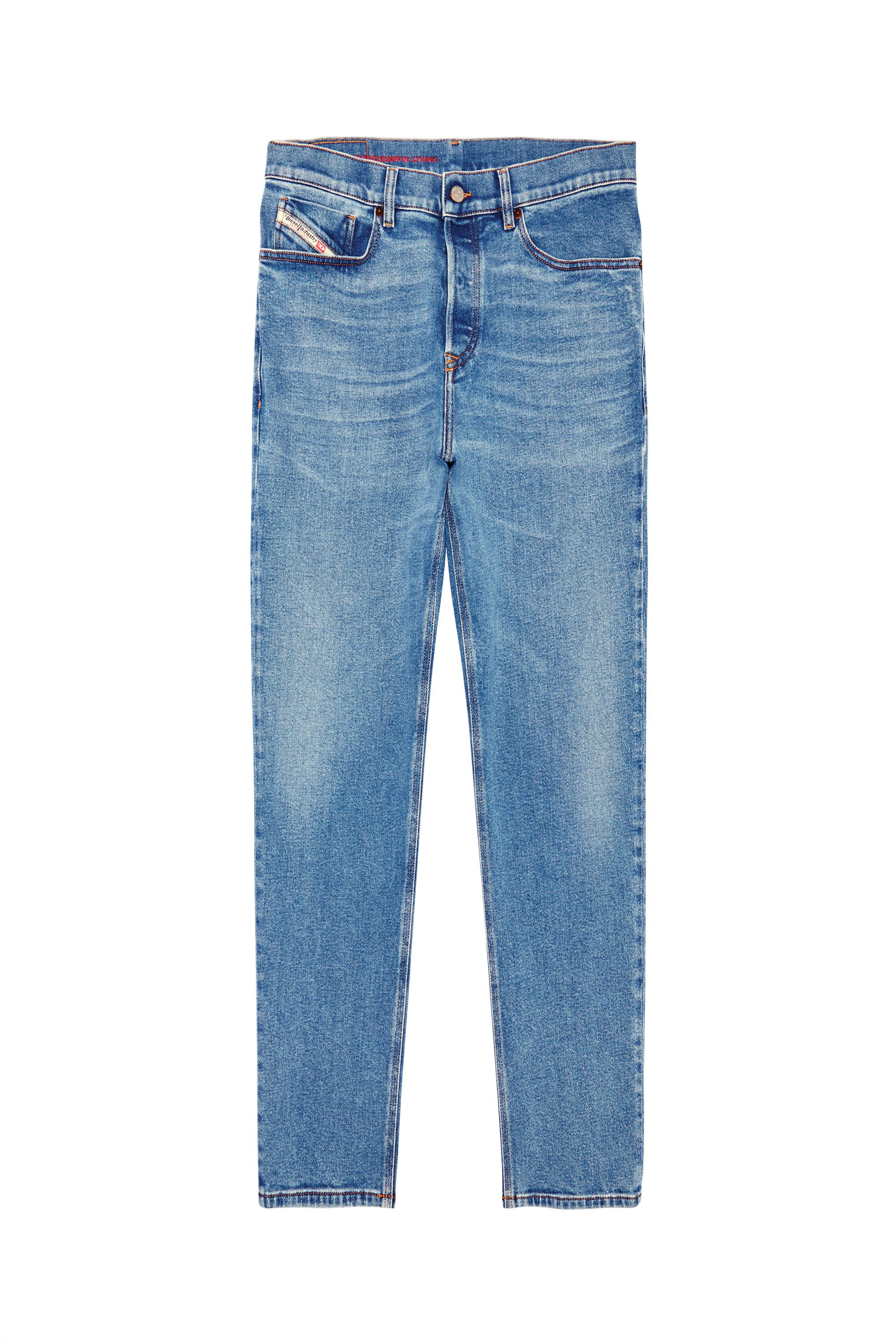 Diesel - Tapered Jeans 2005 D-Fining 09B92, Bleu Clair - Image 6