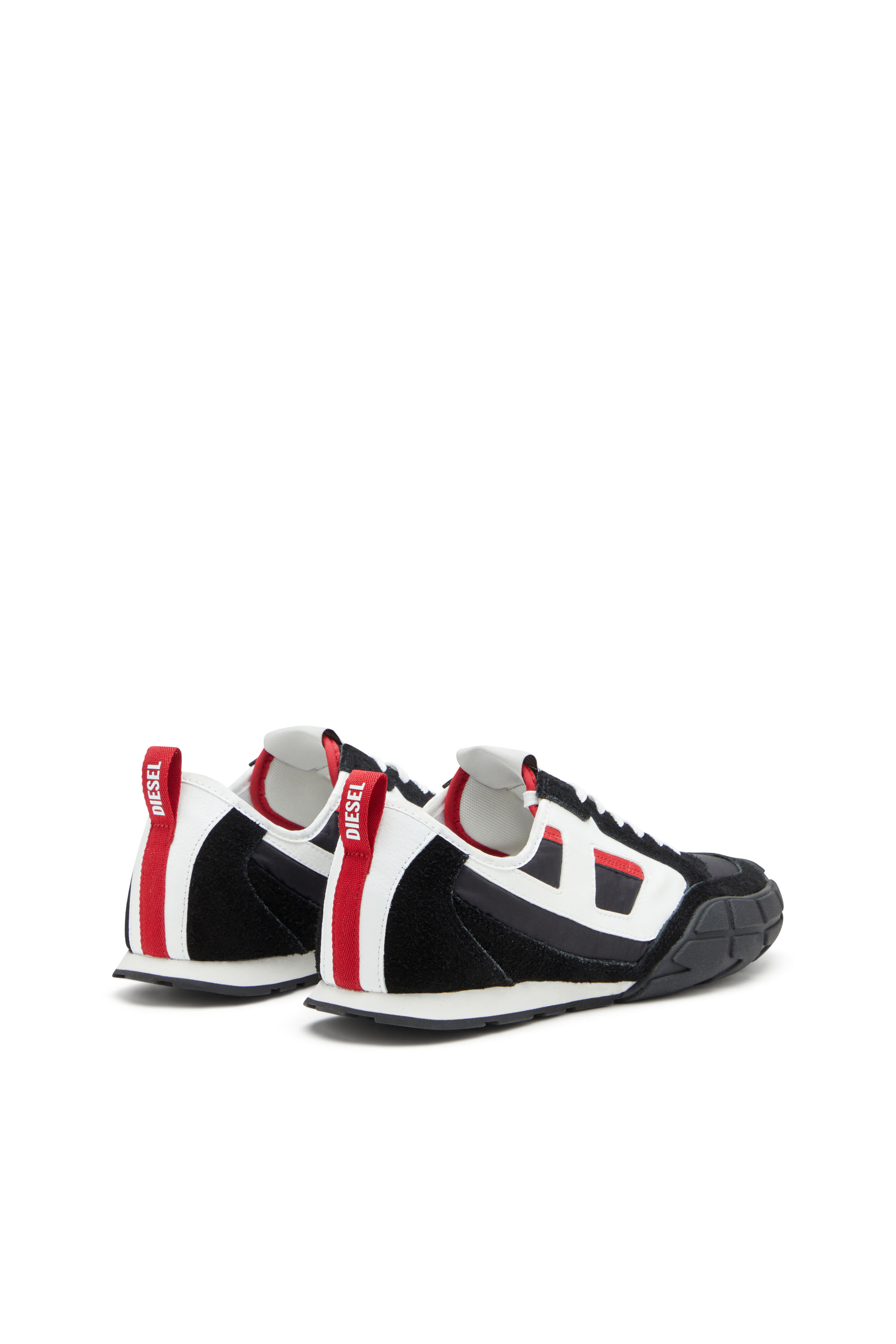 Diesel - S-PAGODHA LOW, Male's Sneakers in leather, suede and ripstop in null - 3