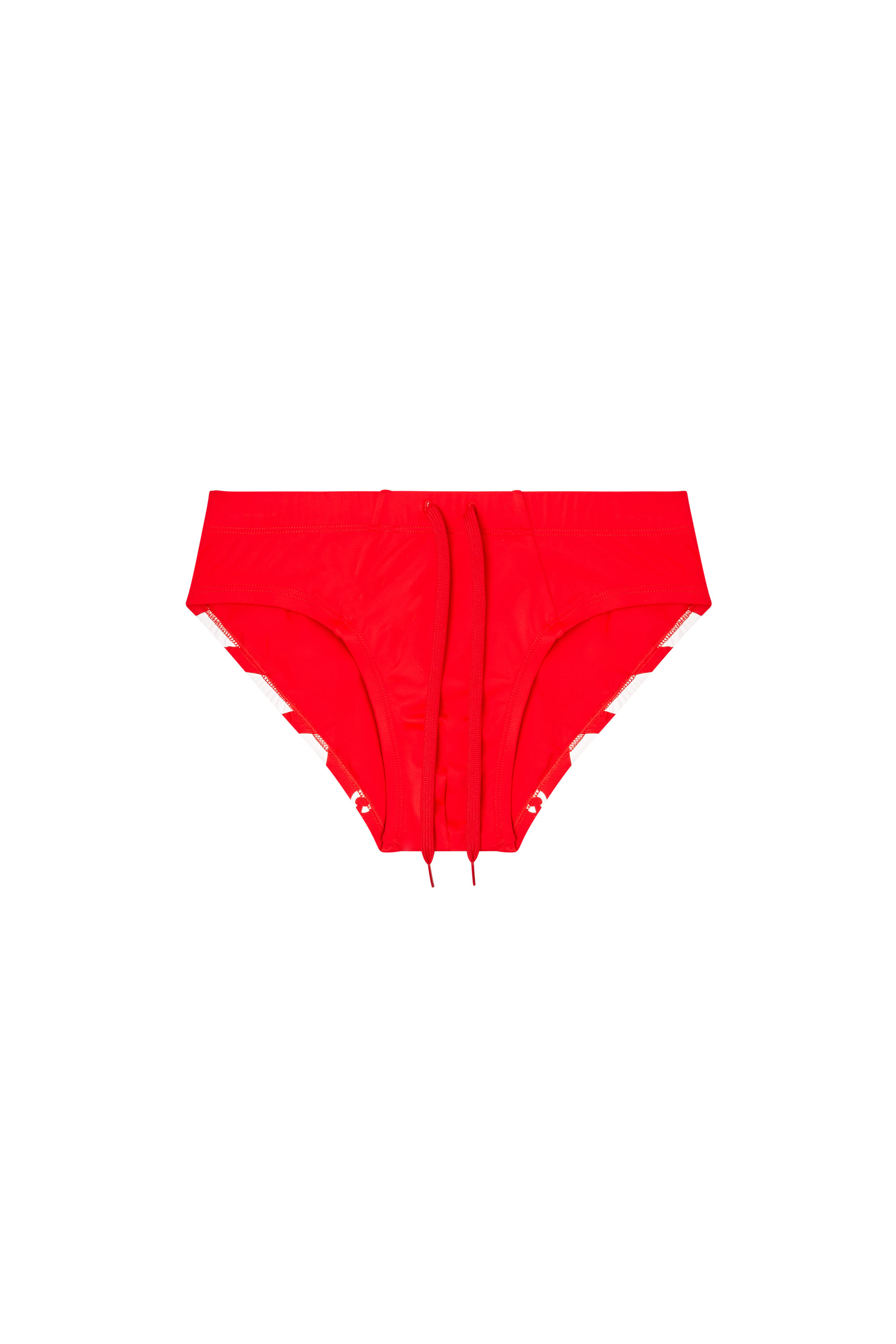 Diesel - ALFIE-D-CORE, Slip de bain avec logo à l'arrière Homme in Rouge - 4