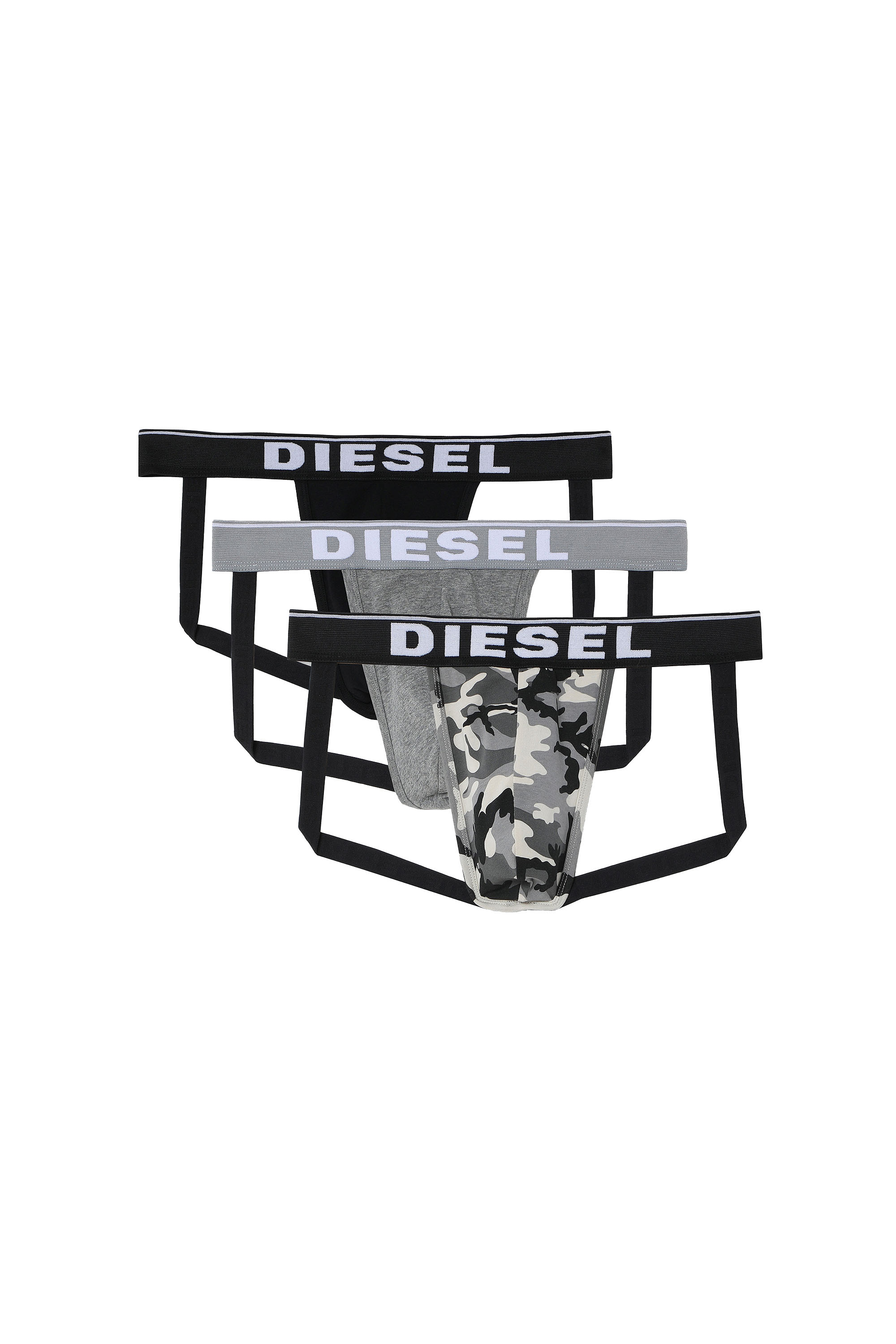 Diesel - UMBR-JOCKYTHREEPACK, Gris/Noir - Image 2