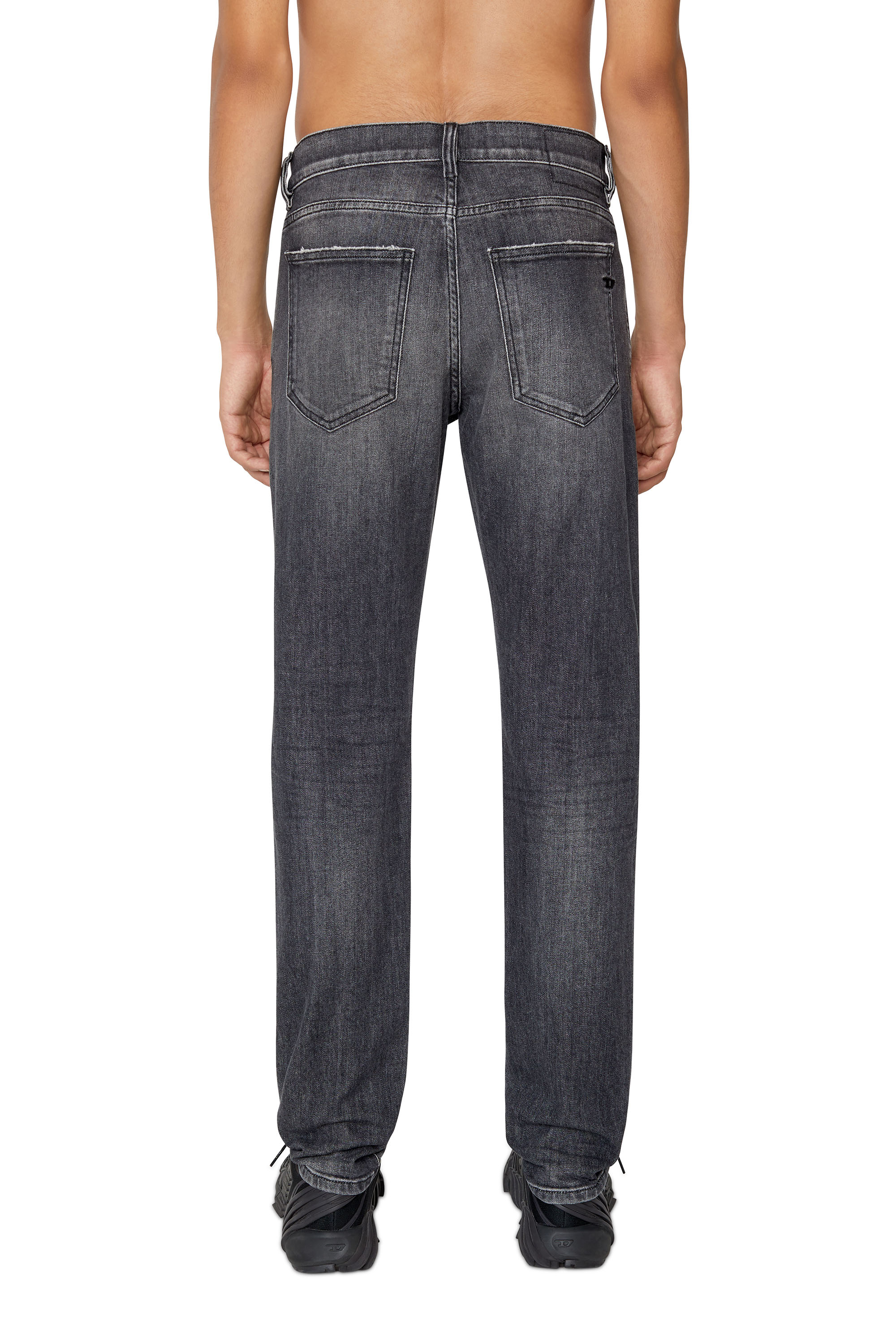 Diesel - 2019 D-Strukt 09E46 Slim Jeans, Black/Dark Grey - Image 2