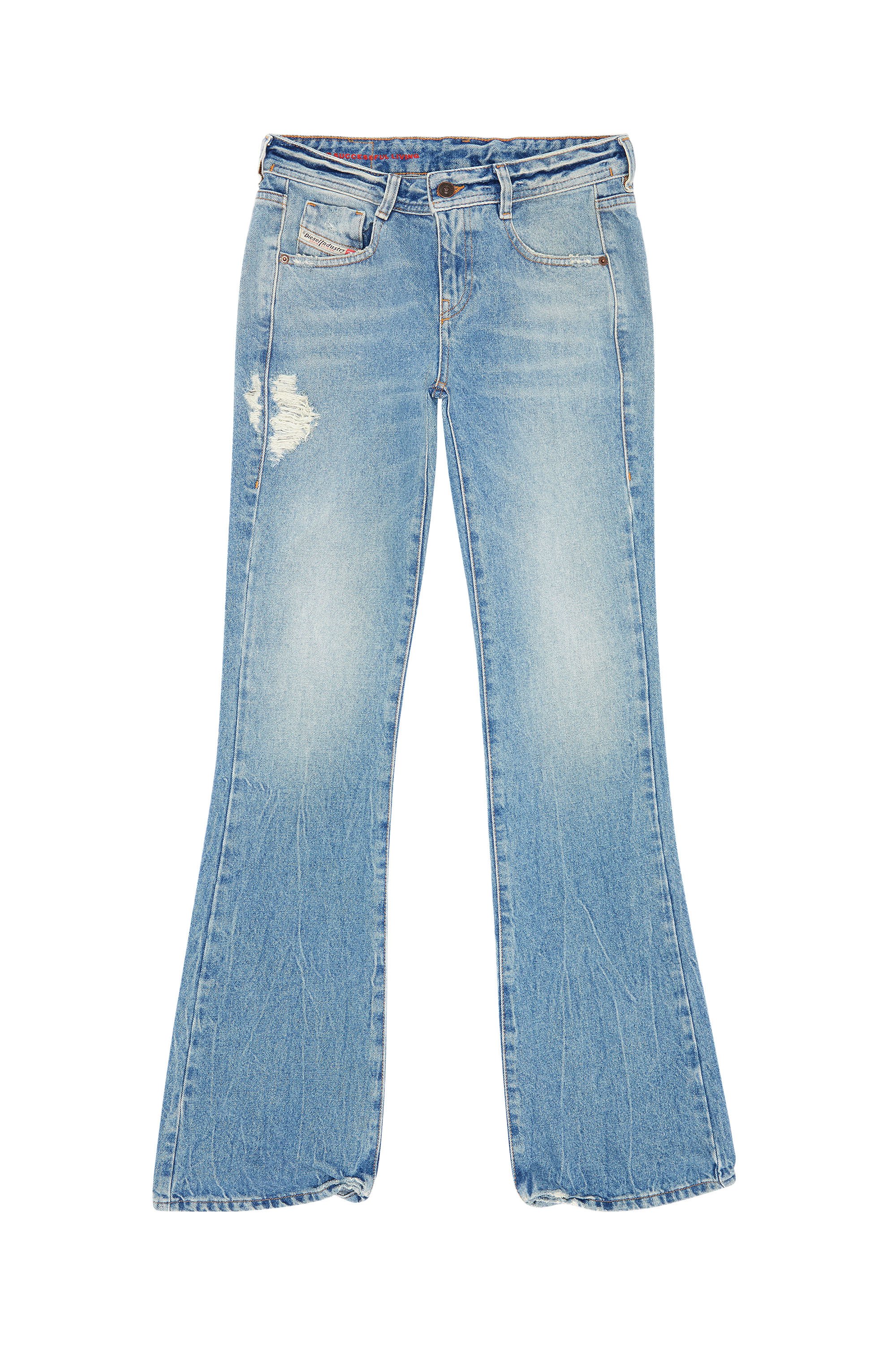 Diesel - 1969 D-EBBEY 09D98 Bootcut and Flare Jeans, Light Blue - Image 3