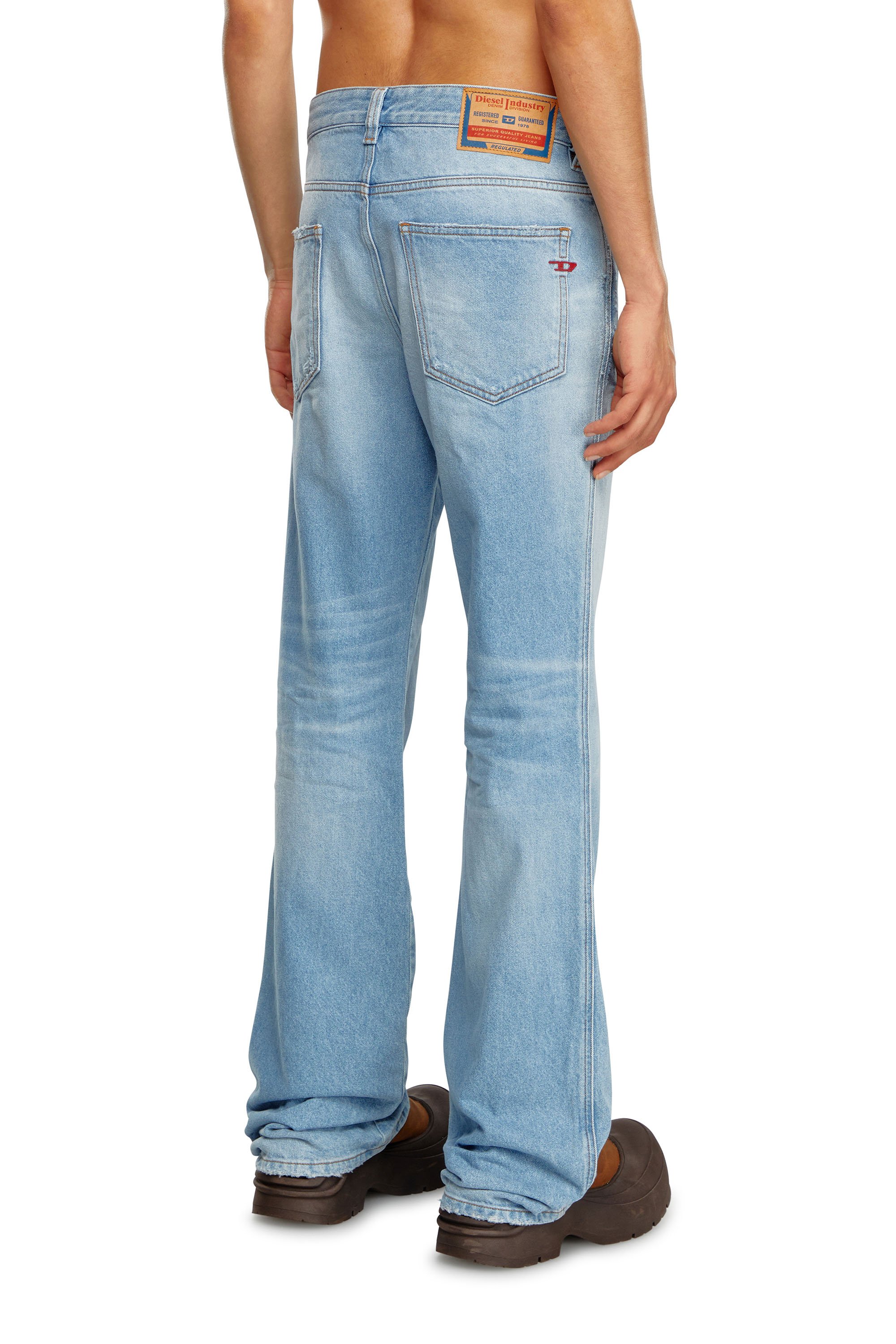Diesel - Male Bootcut Jeans 1998 D-Buck 09K34, Light Blue - Image 4