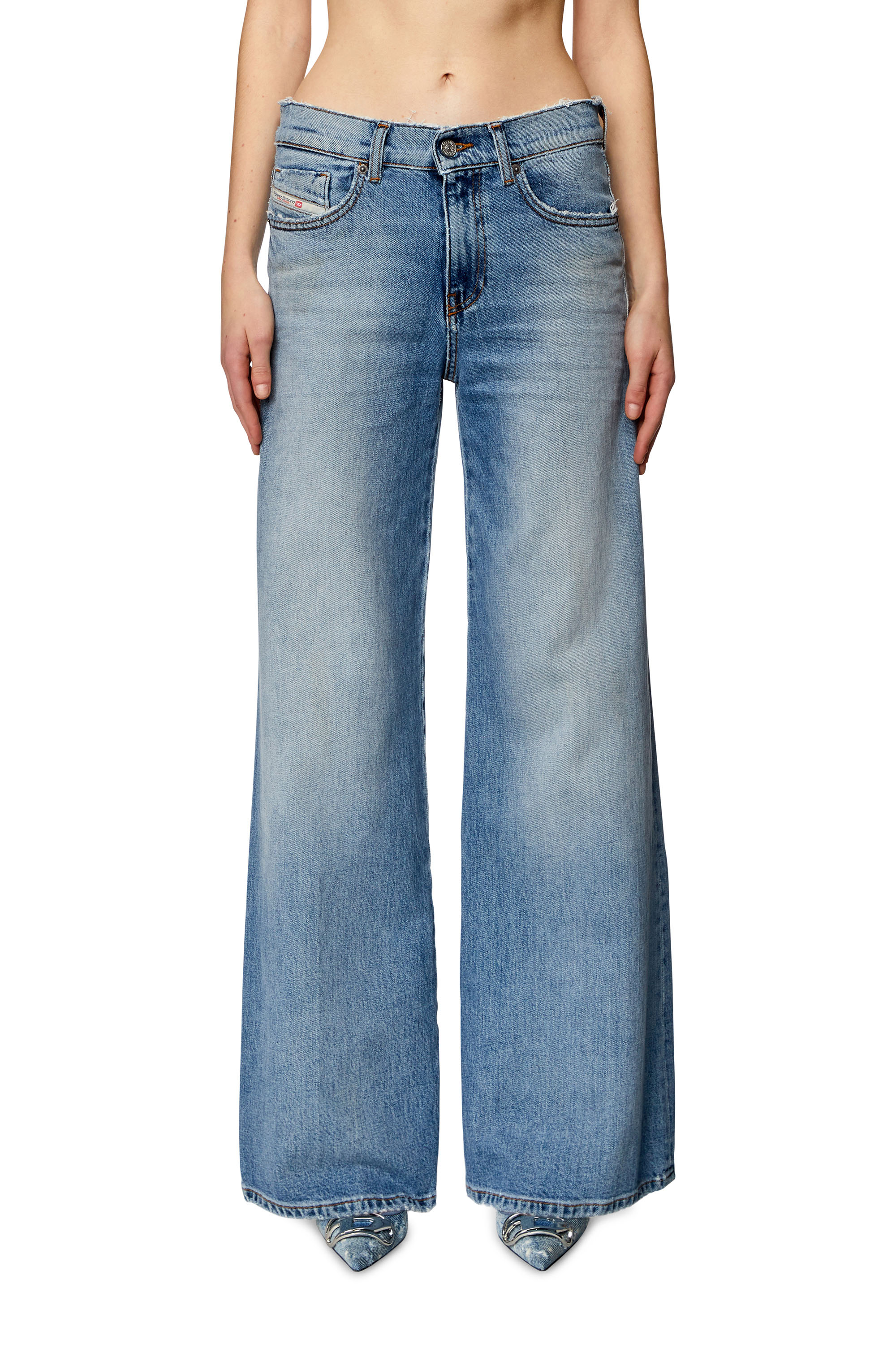 Diesel - Bootcut and Flare Jeans 1978 D-Akemi 0DQAD, Light Blue - Image 1