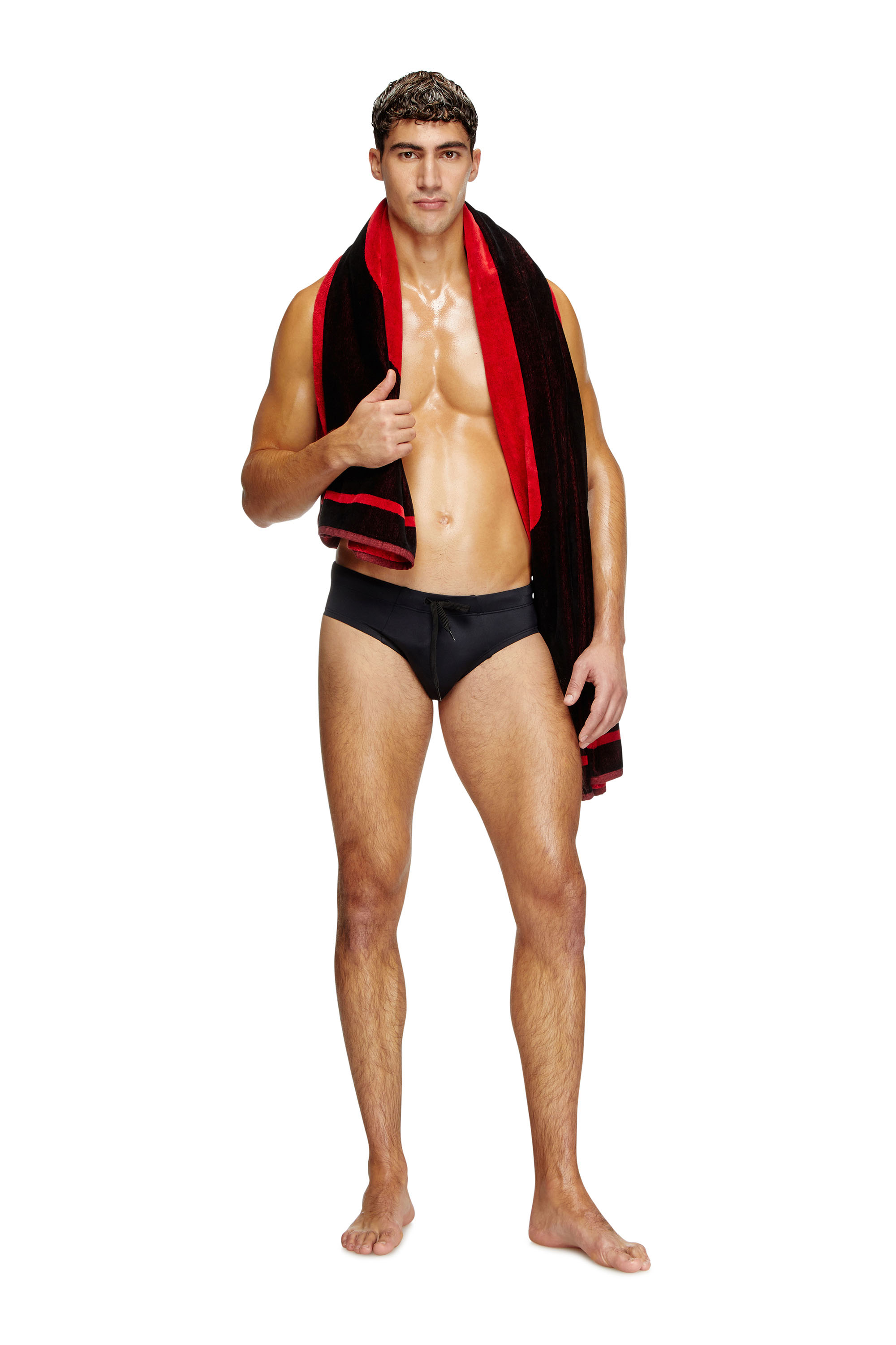 Diesel - ALFIE-D-CORE, Male's Swim briefs with logo back in Black - 1