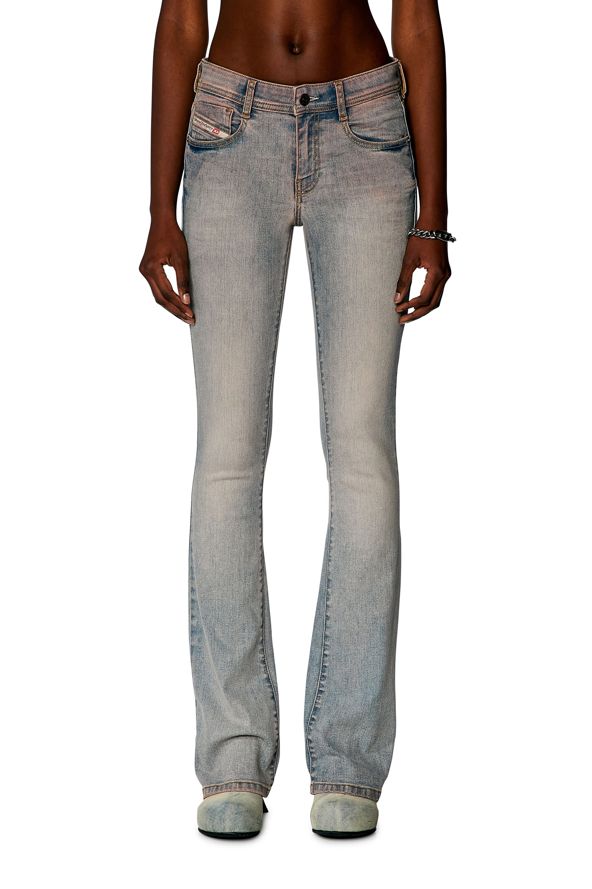 Diesel - Bootcut and Flare Jeans 1969 D-Ebbey 0PFAT, Light Blue - Image 3