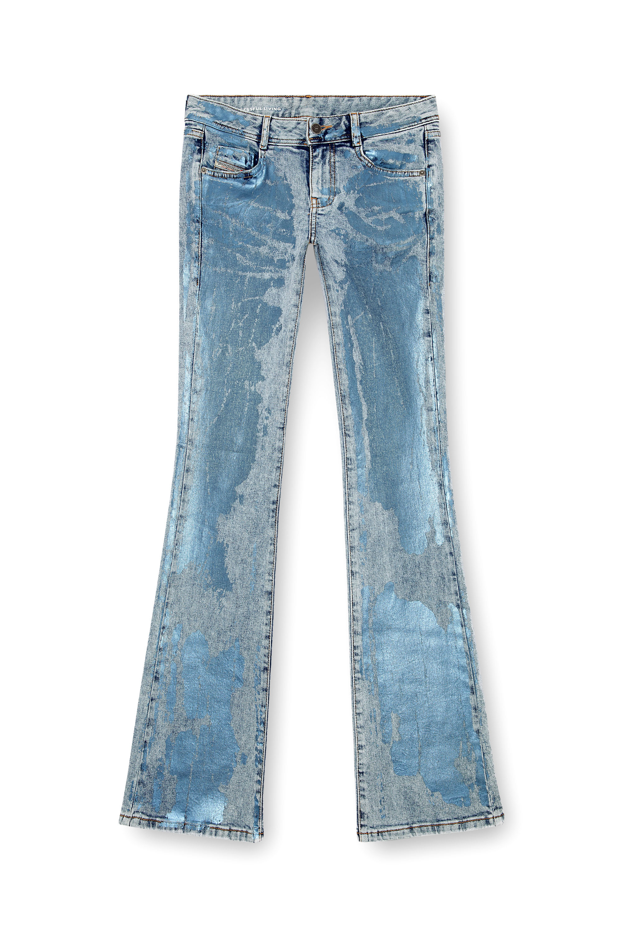 Diesel - Female Bootcut and Flare Jeans 1969 D-Ebbey 0AJEU, Light Blue - Image 3