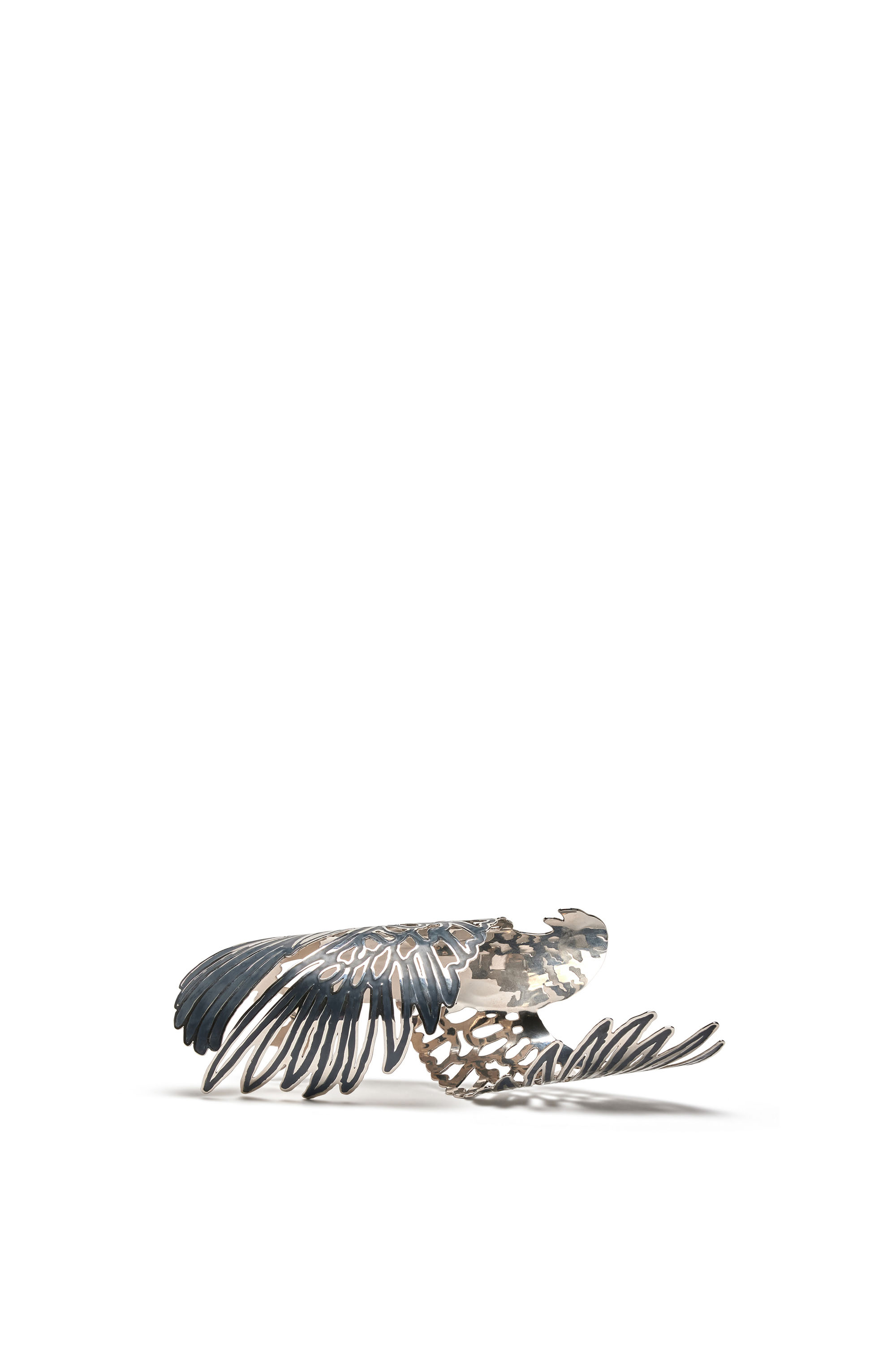 Diesel - EAGLE ARMBAND, Female Eagle arm cuff in Silver - Image 3