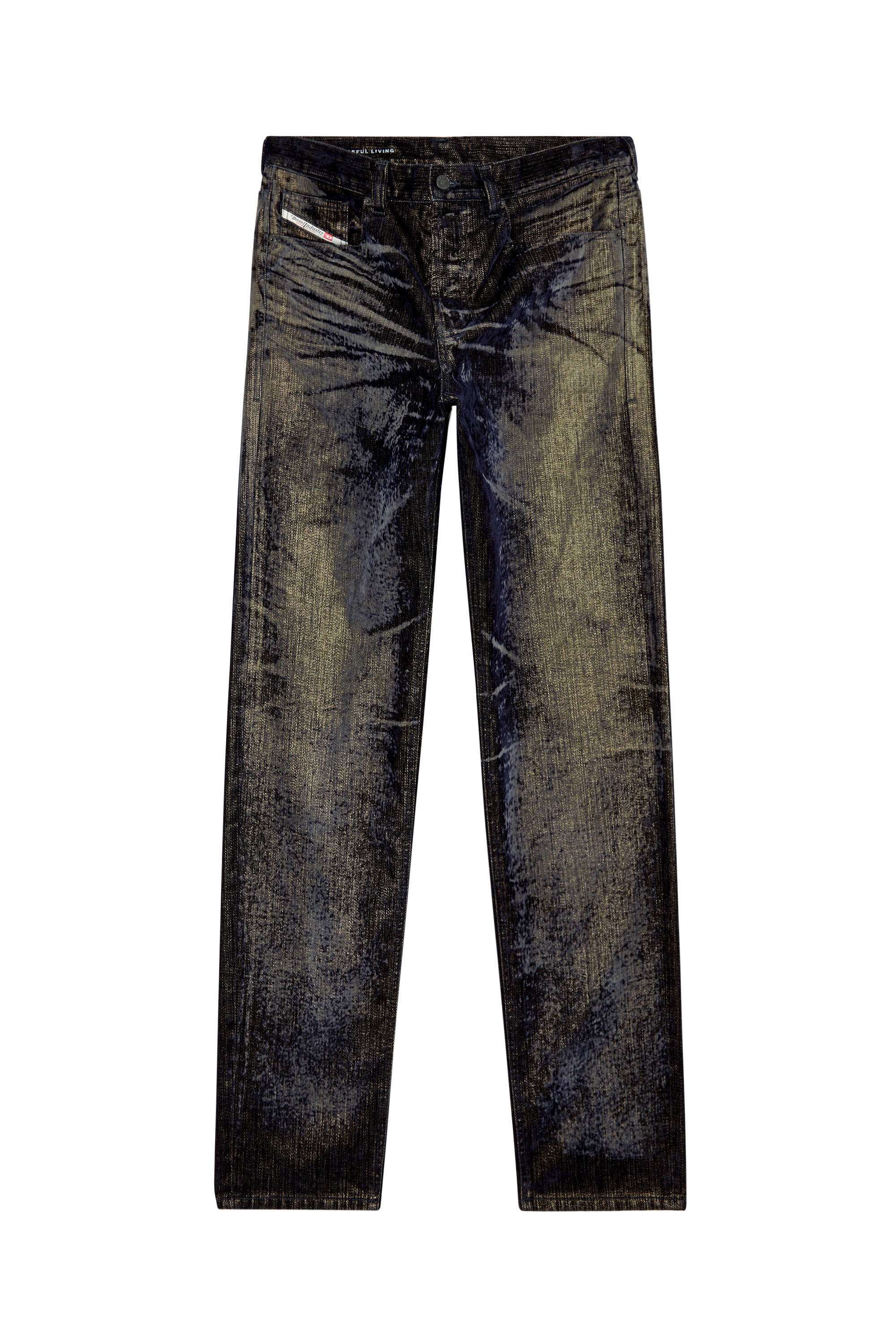 Diesel - Straight Jeans 2010 D-Macs 09I49, Black/Dark Grey - Image 3