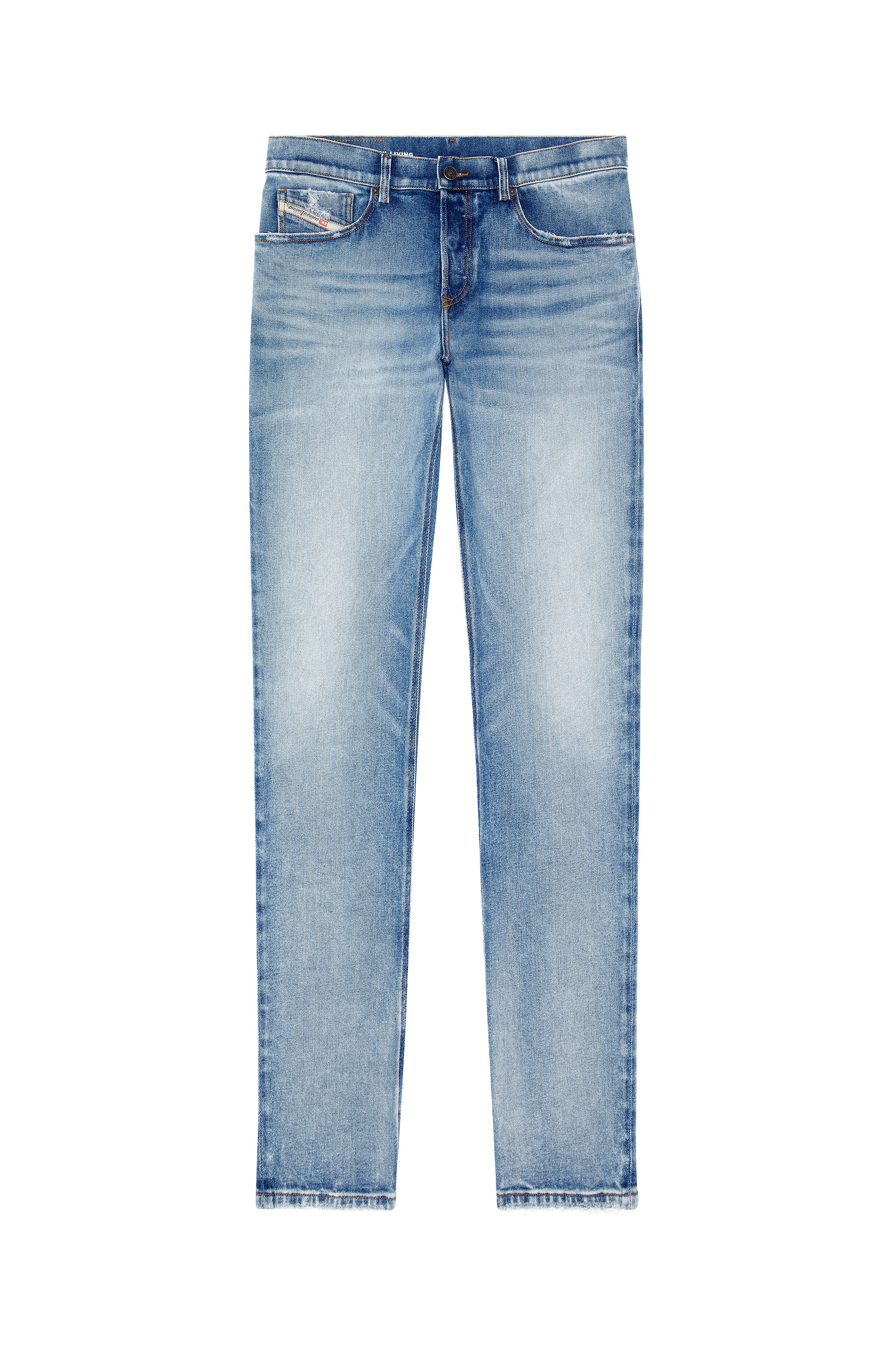 Diesel - Tapered Jeans 2023 D-Finitive 09G24, Light Blue - Image 3