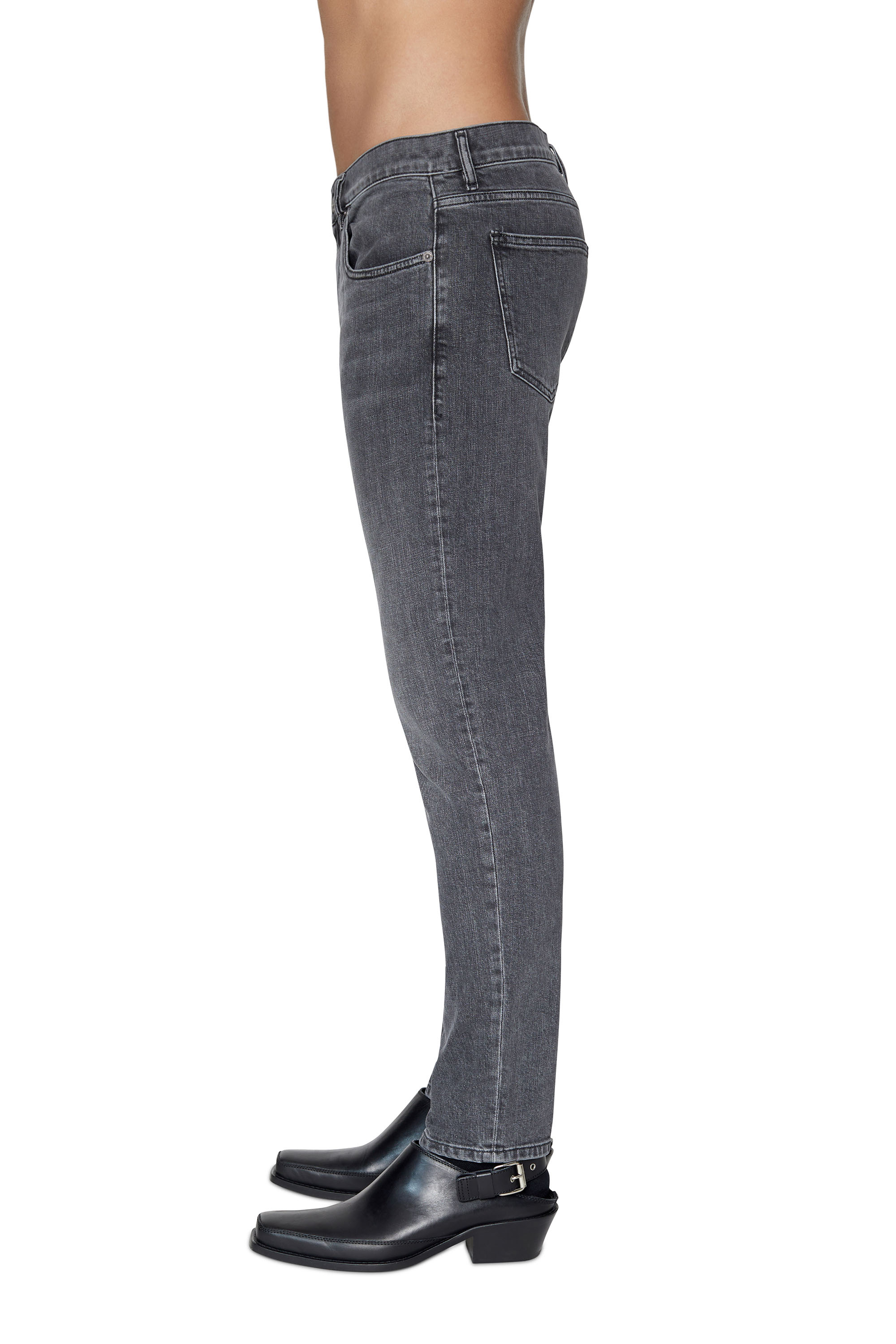 Diesel - Slim Jeans 2019 D-Strukt 09C47, Noir/Gris foncé - Image 6