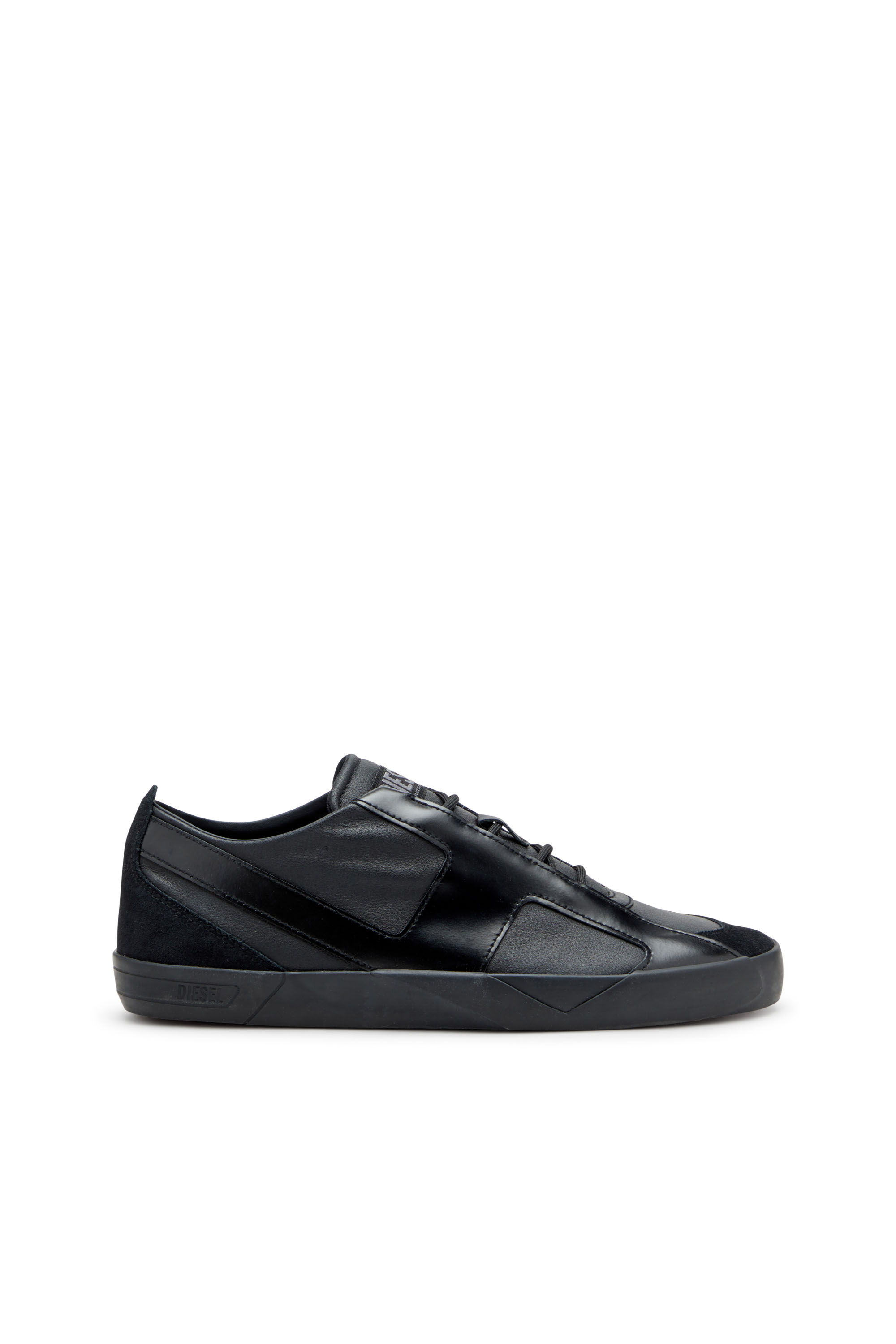 Diesel - S-SLANTE-D LOW, Male's S-Slante-D-Sneakers in suede and leather with D logo in null - 1