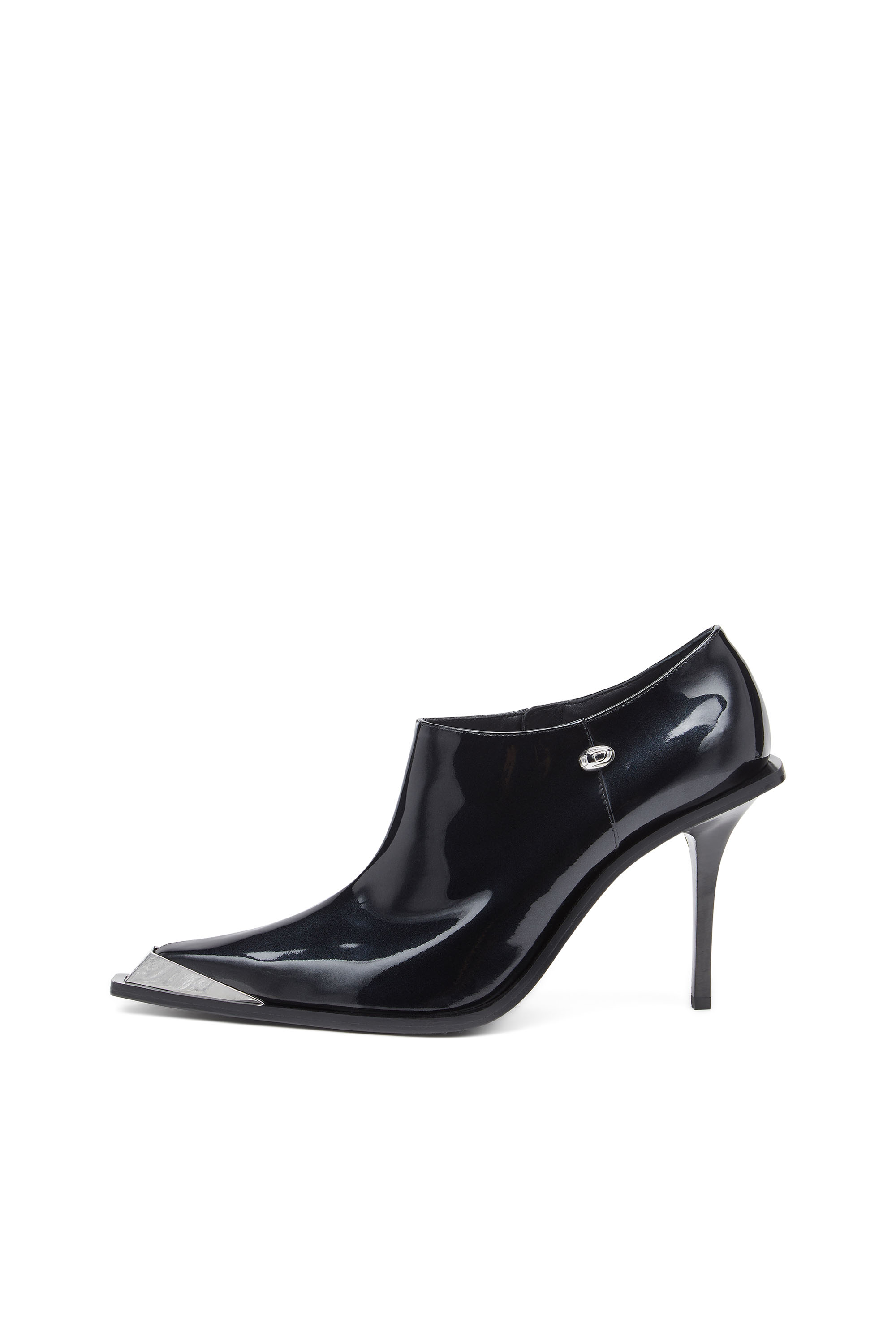 Diesel - D-TONA SC, Female's D-Tona-Ankle boots in patent leather in Black - 8