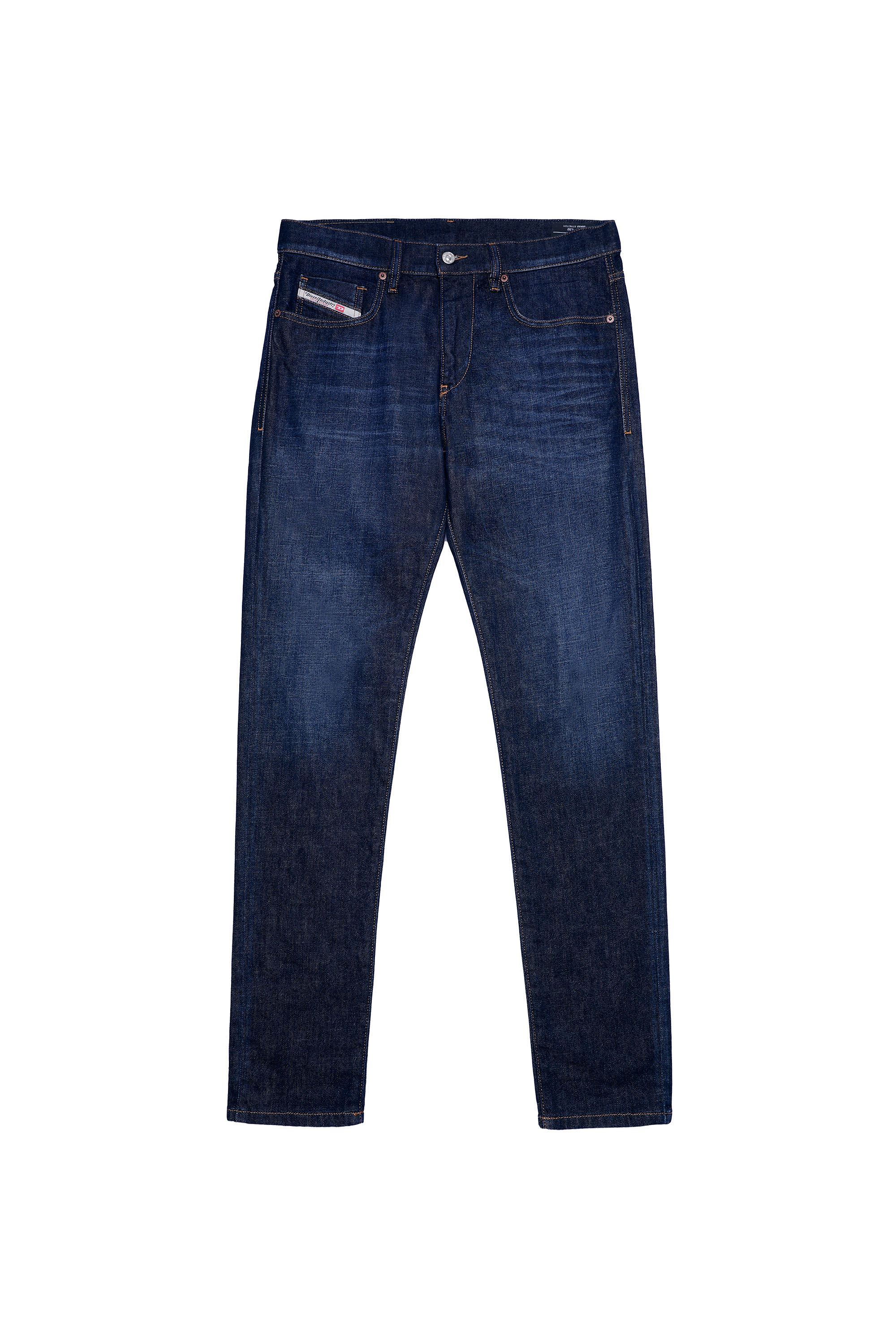 Diesel - 2019 D-STRUKT 09A12 Slim Jeans, Dark Blue - Image 5