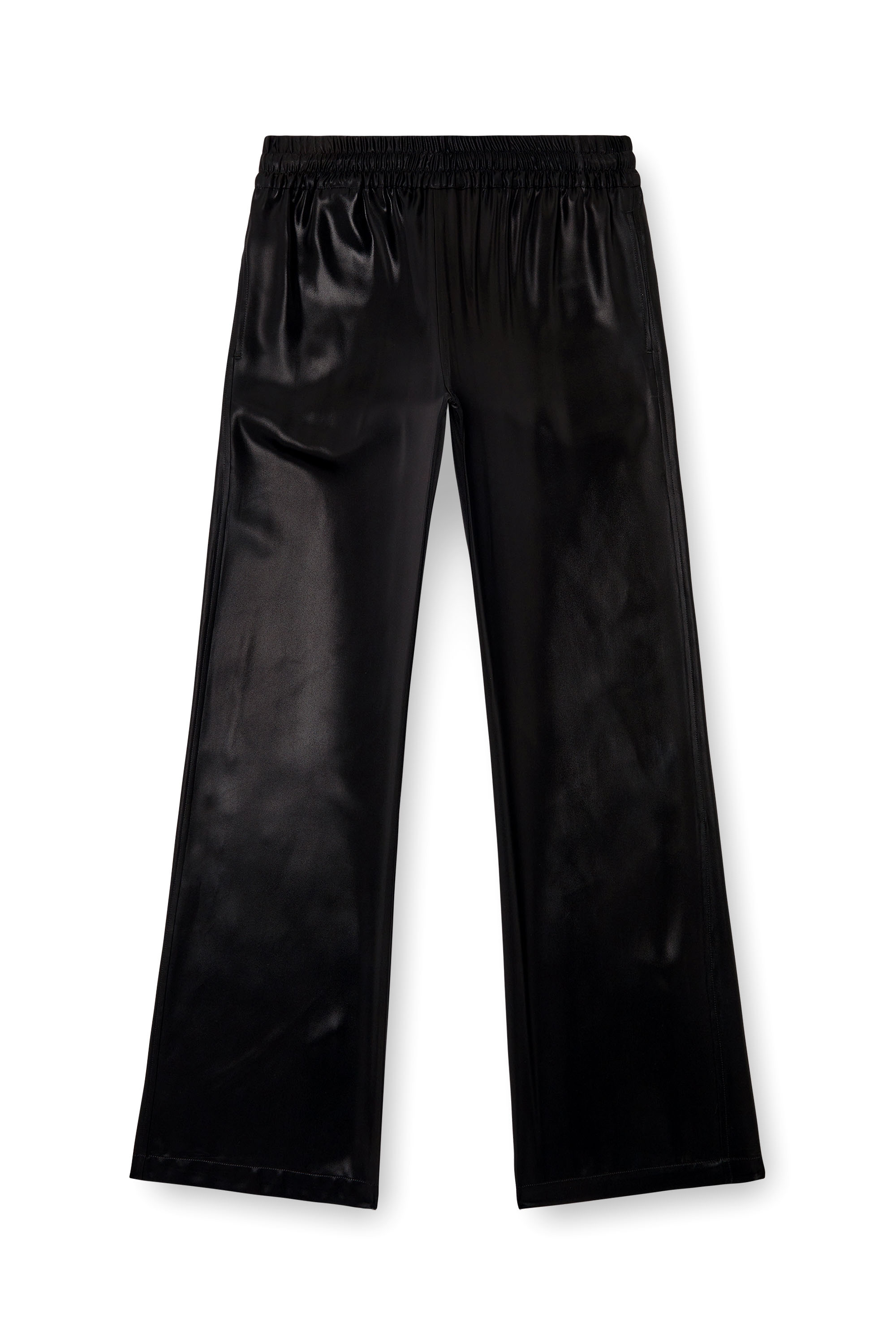 Diesel - P-DREYER-C-WN-Q1, Female's Satin track pants in Black - 5