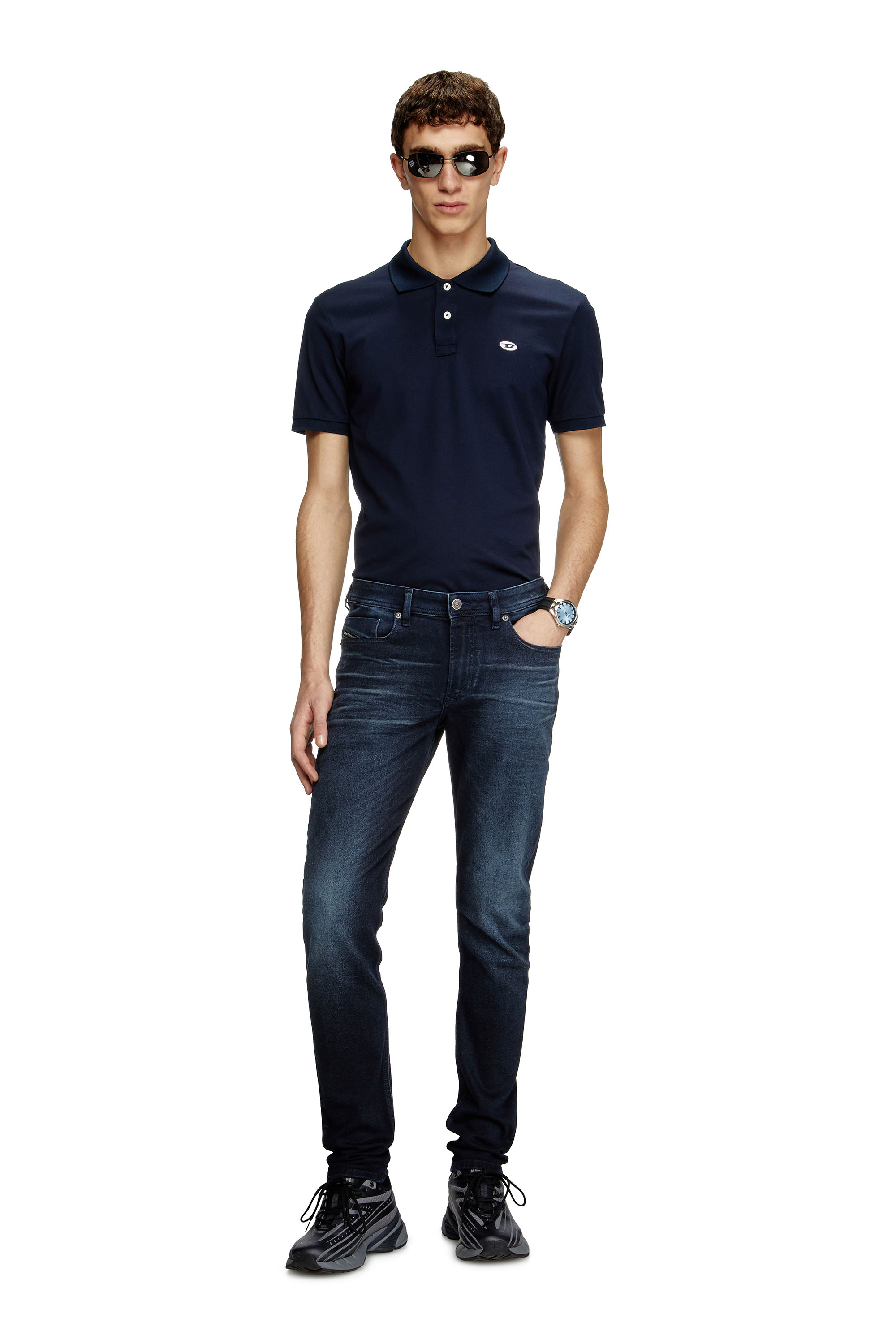 Diesel - Male's Skinny Jeans 1979 Sleenker 0BMBU, Dark Blue - 2