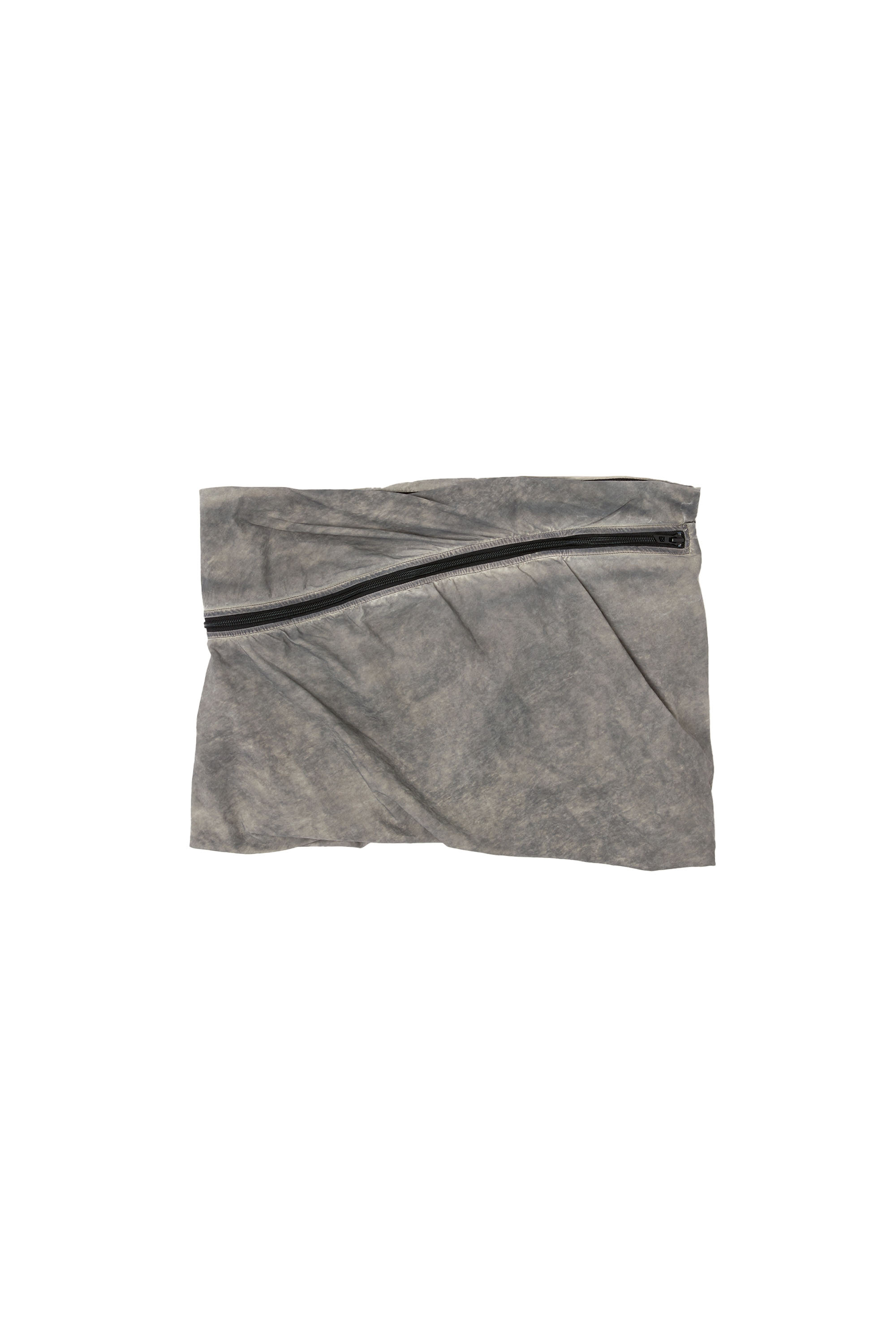 Diesel - O-RIGIN, Jupe bubble avec poche cache-cœur Femme in Gris - 4